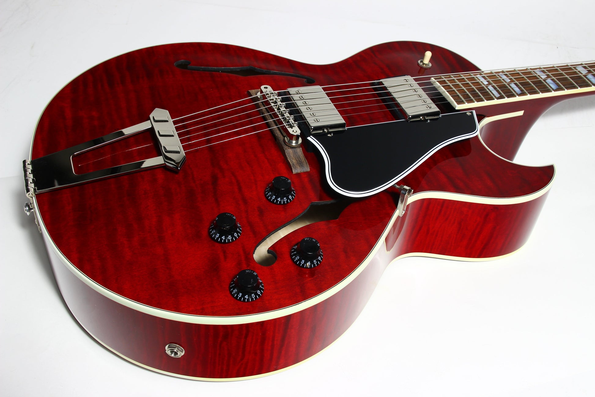 2011 Gibson Custom Shop Memphis ES-175 Wine Red Jazz Archtop Electric Guitar - Beautiful Figuring!
