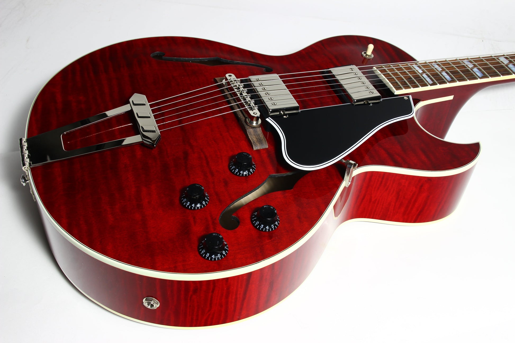2011 Gibson Custom Shop Memphis ES-175 Wine Red Jazz Archtop Electric Guitar - Beautiful Figuring!