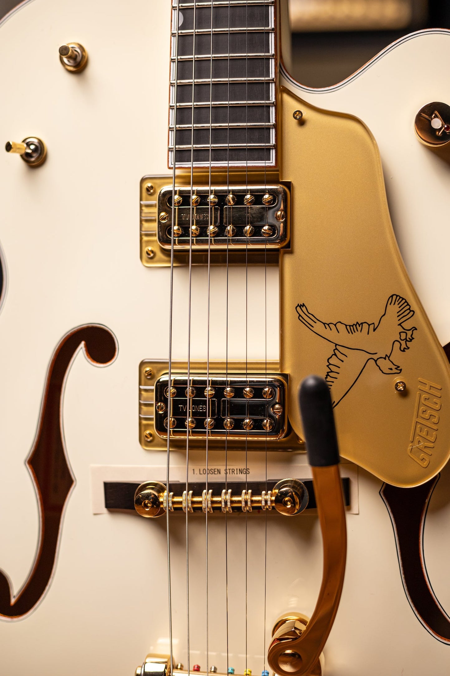 Gretsch G6136T-59 Vintage Select 1959 Falcon - Vintage White, Bigsby
