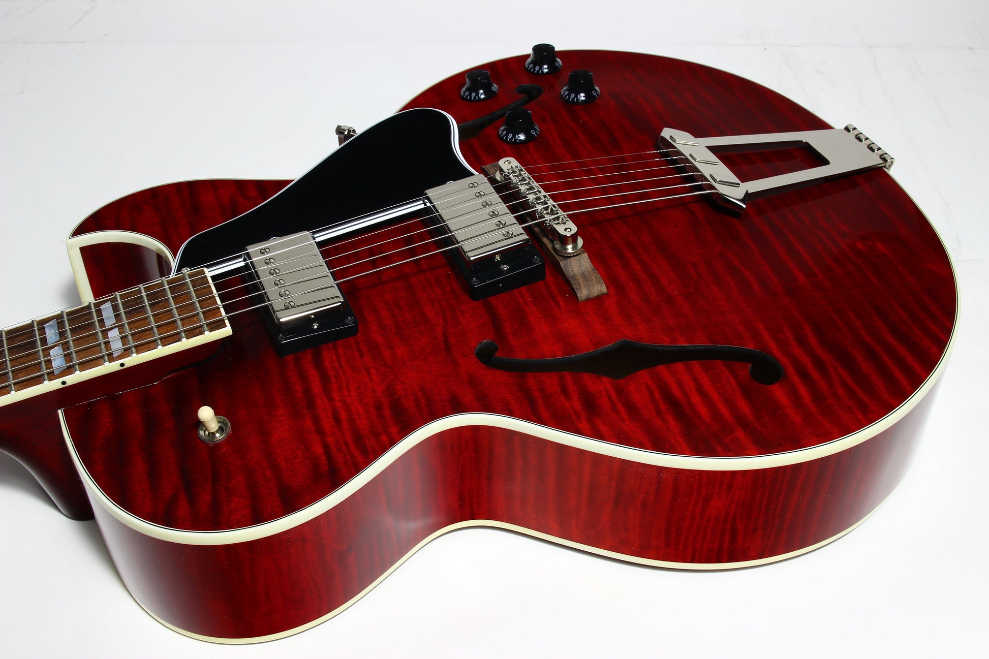 2011 Gibson Custom Shop Memphis ES-175 Wine Red Jazz Archtop Electric Guitar - Beautiful Figuring!