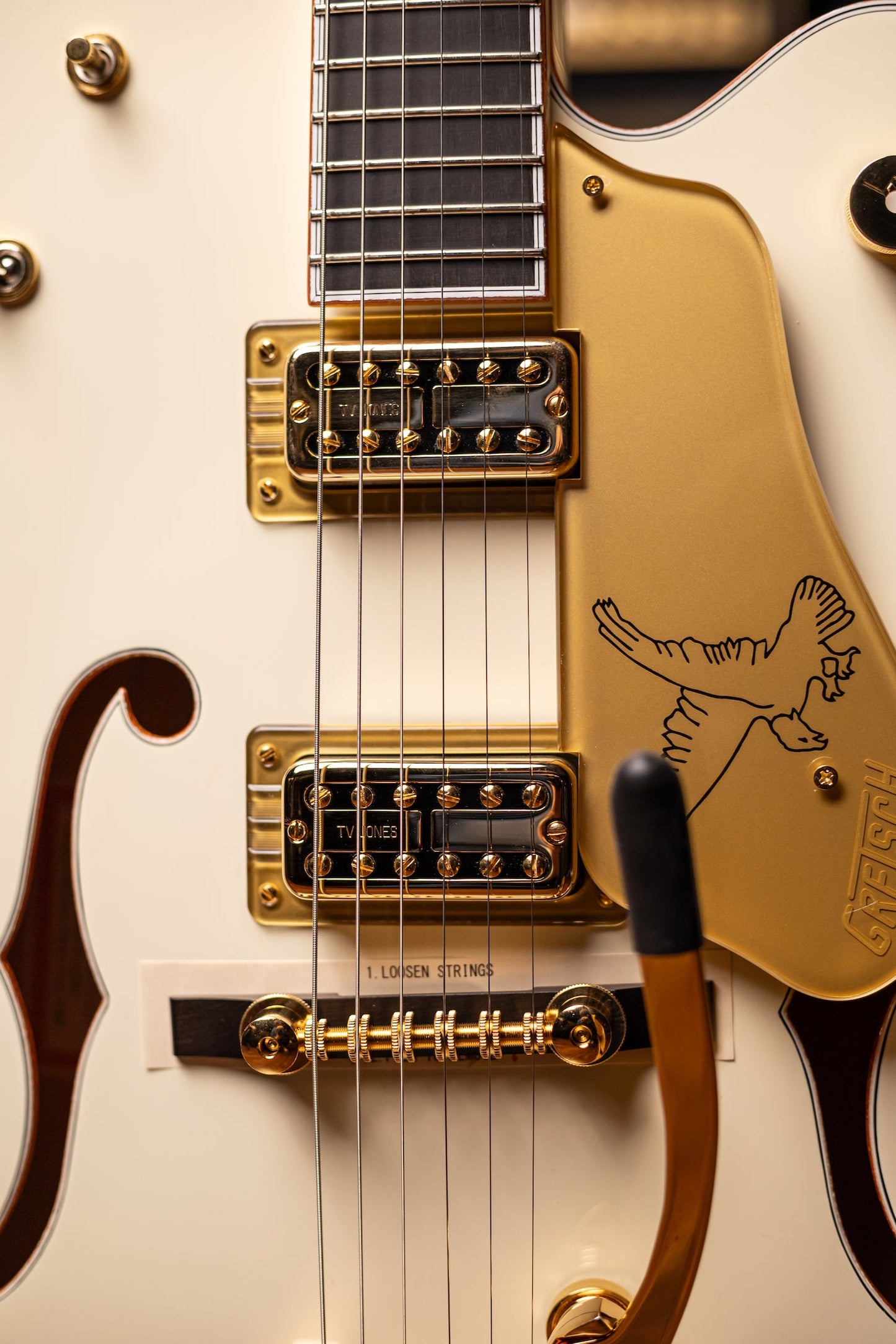 Gretsch G6136T-59 Vintage Select 1959 Falcon - Vintage White, Bigsby