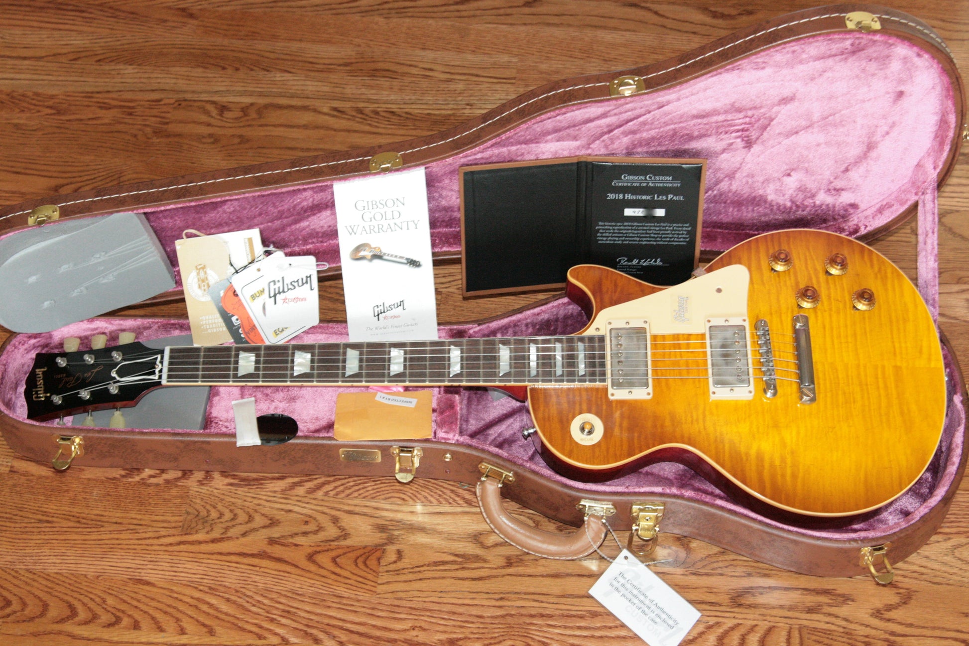2018 Gibson 1959 Les Paul Historic Reissue! R9 59 HONEY LEMON FADE Custom Shop TH Spec