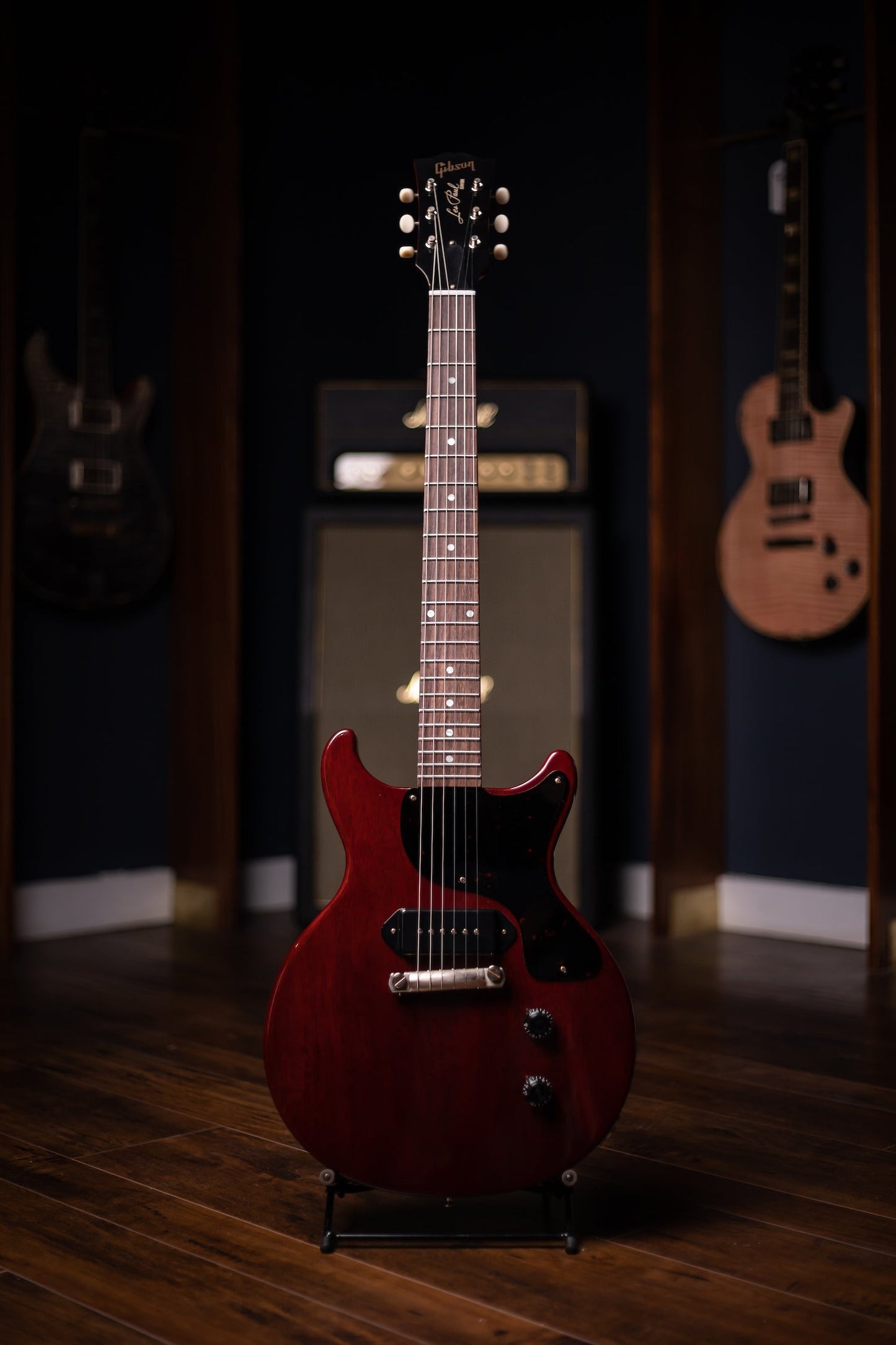 2022 Gibson Custom Shop 1958 Les Paul Junior Double Cut Electric Guitar - Cherry Red