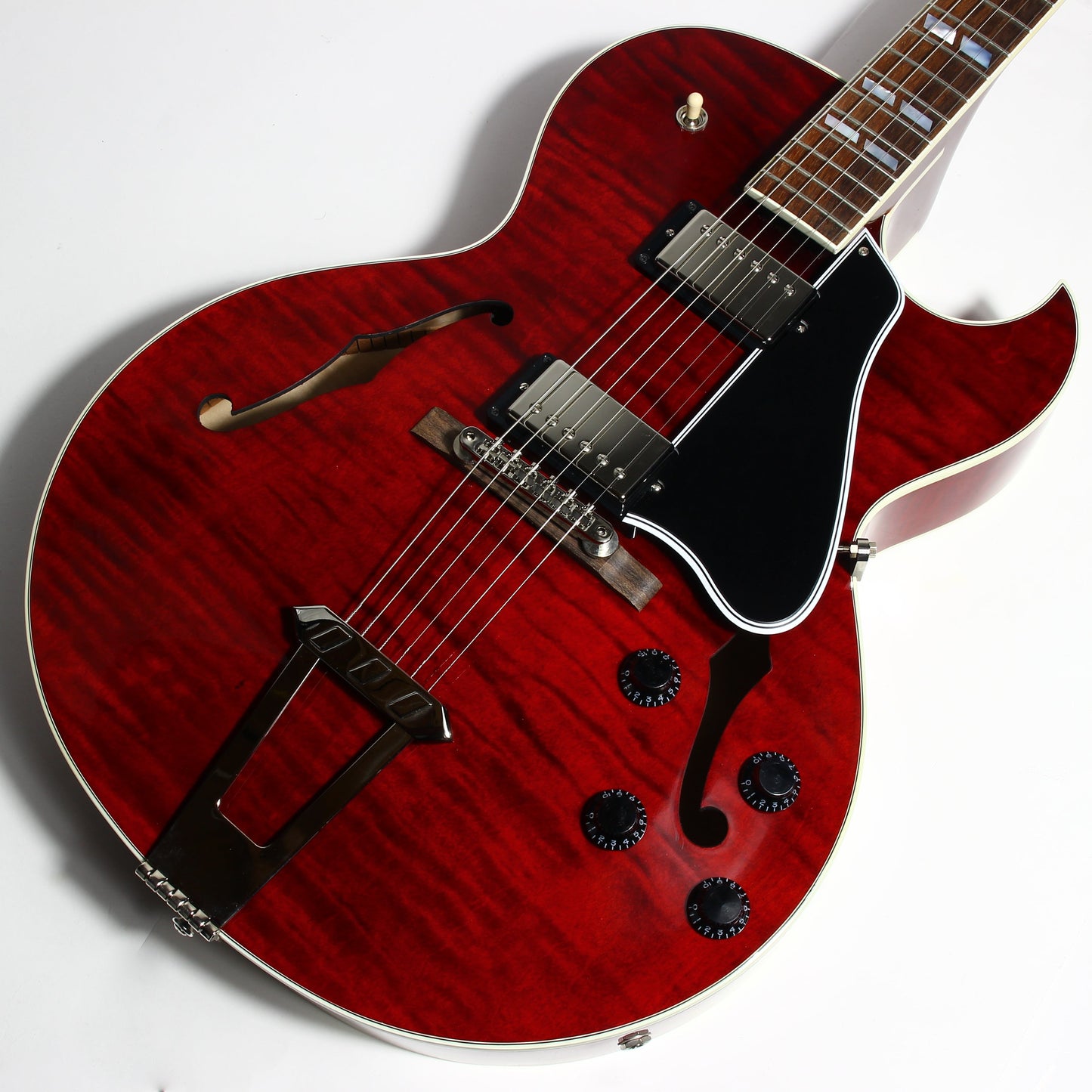 2011 Gibson Custom Shop Memphis ES-175 Wine Red Jazz Archtop Electric Guitar - Beautiful Figuring!