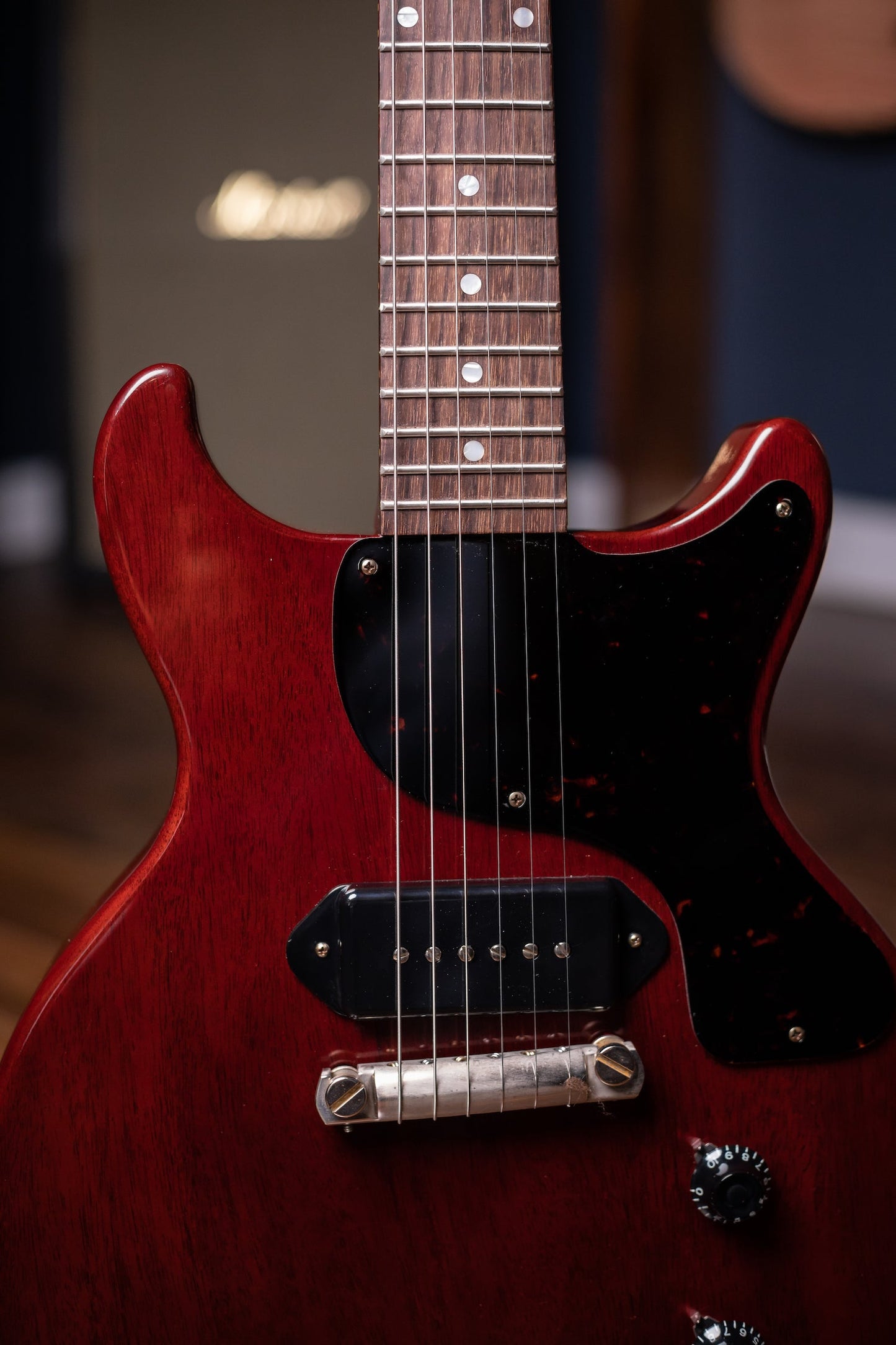 Gibson Custom Shop 1958 Les Paul Junior Double Cut Electric Guitar - Cherry Red