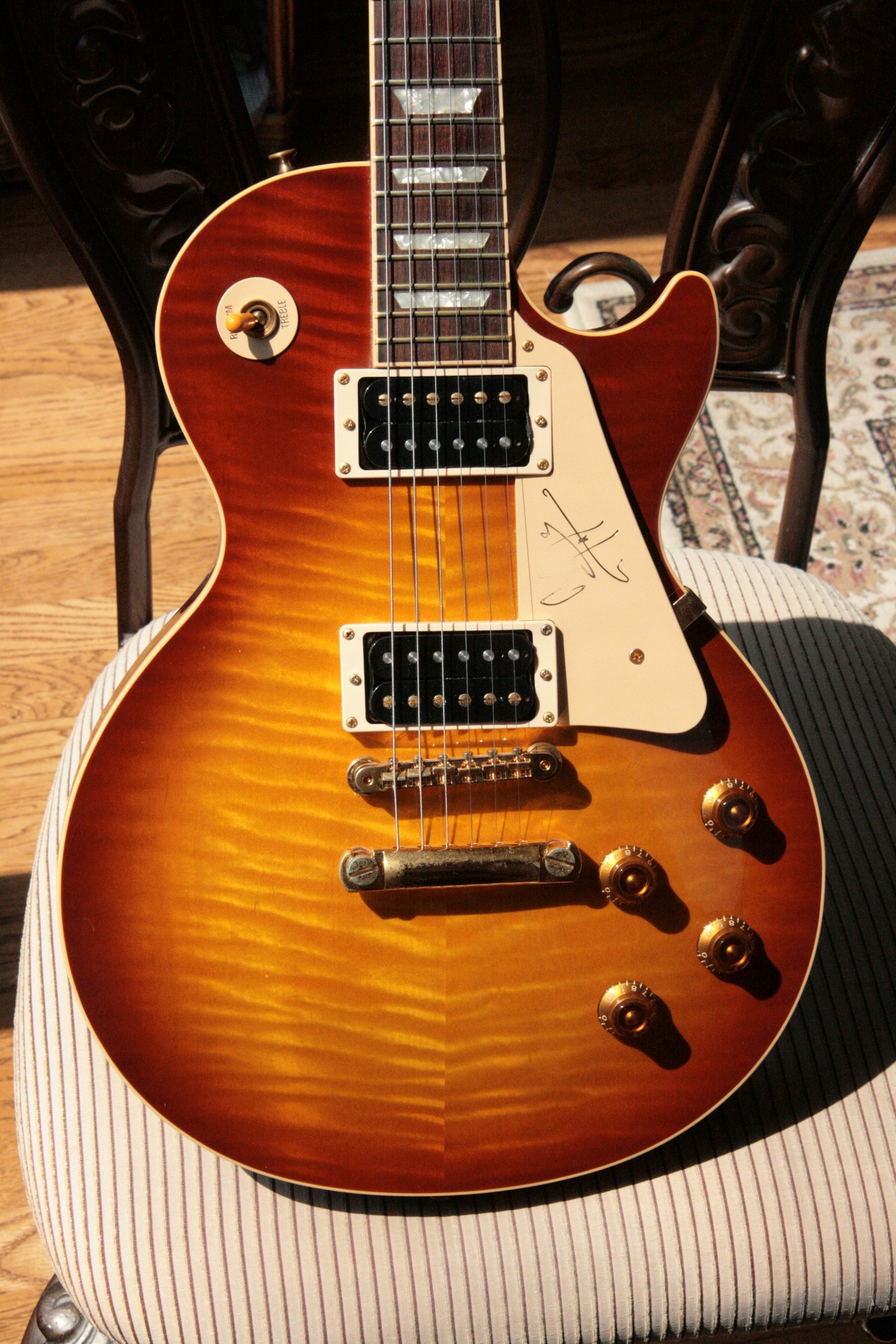1997 Gibson Jimmy Page Les Paul Standard 1959 Flametop Signature Model! Iced Tea