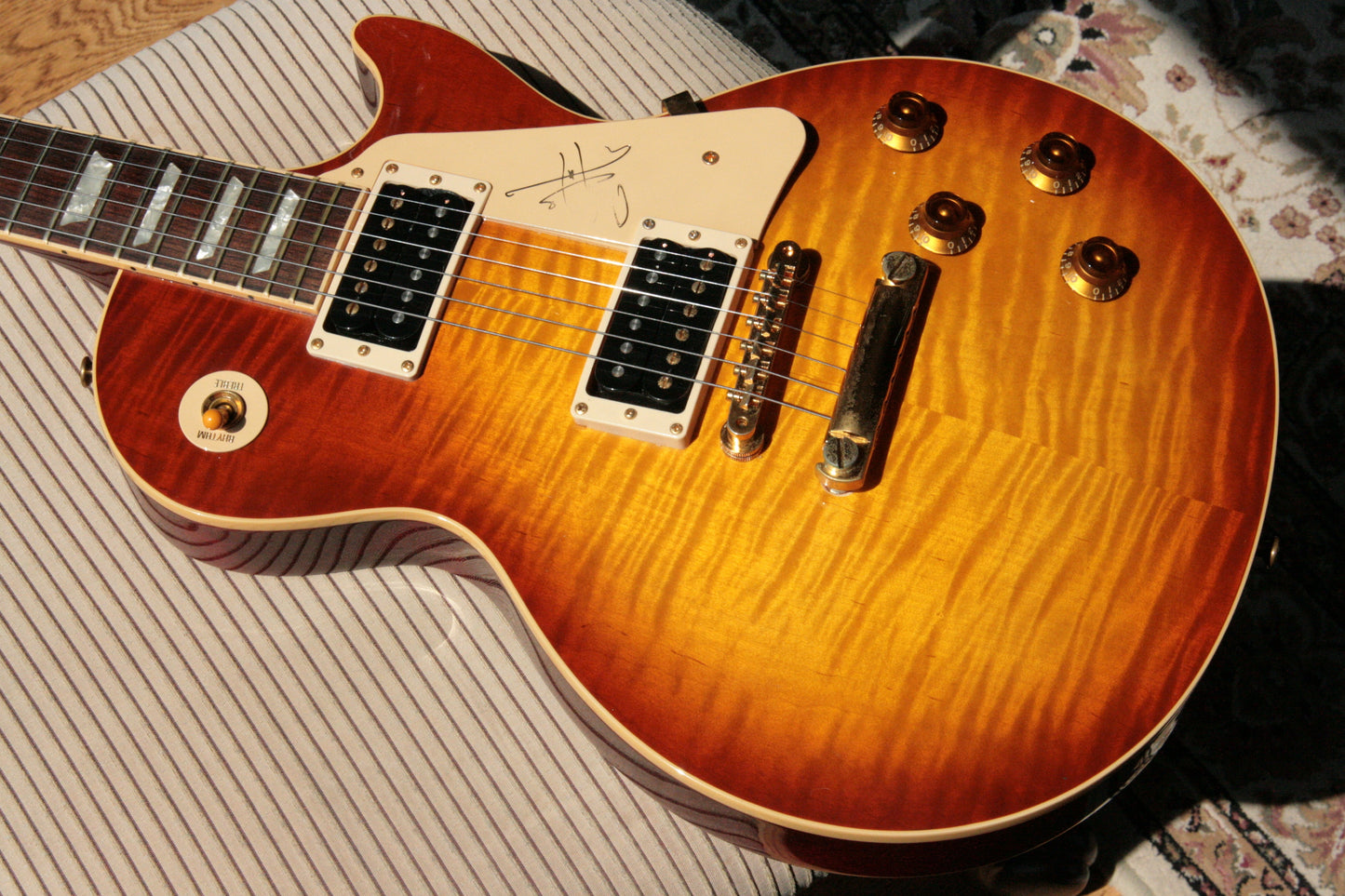 1997 Gibson Jimmy Page Les Paul Standard 1959 Flametop Signature Model! Iced Tea