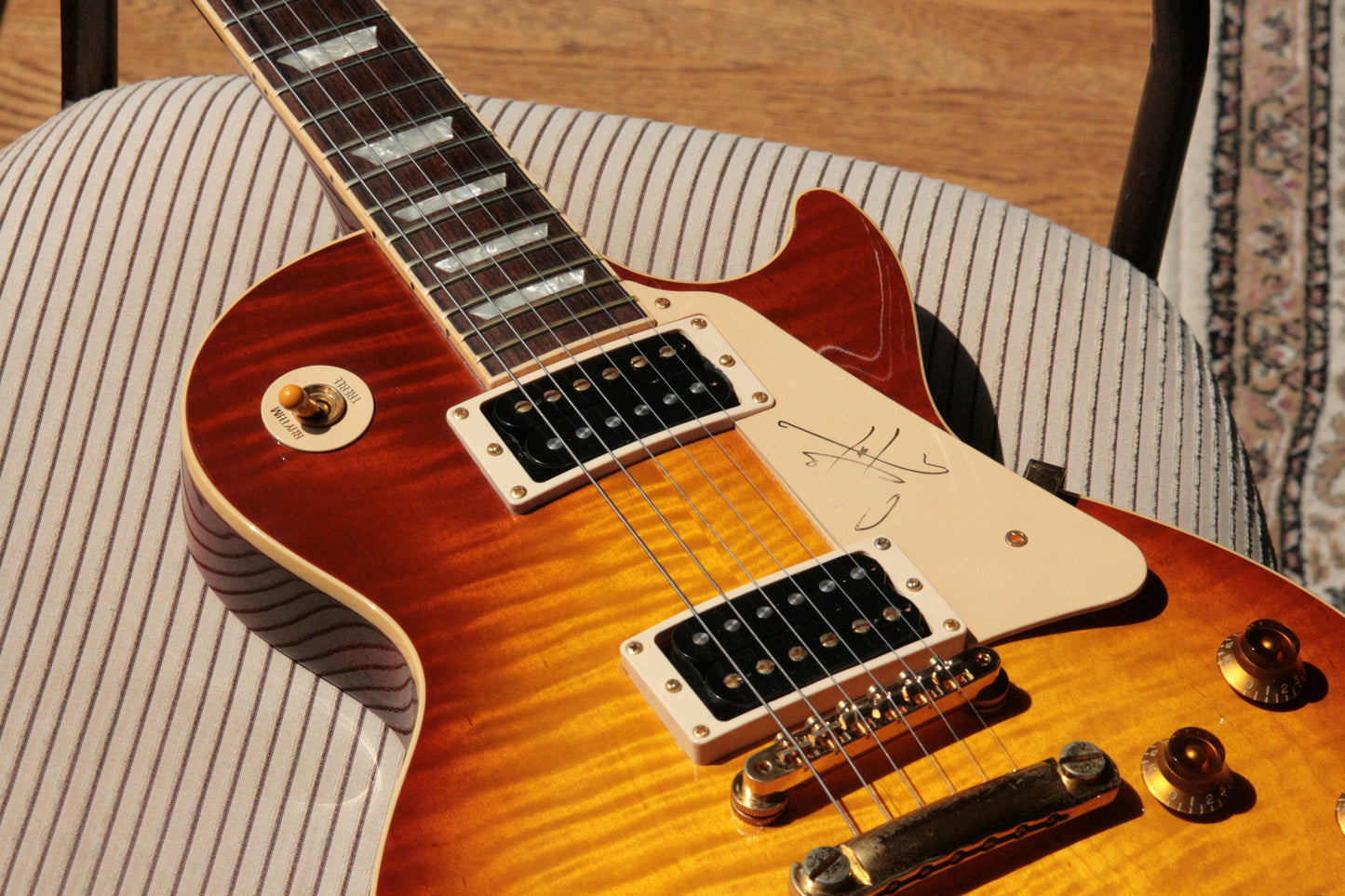 1997 Gibson Jimmy Page Les Paul Standard 1959 Flametop Signature Model! Iced Tea