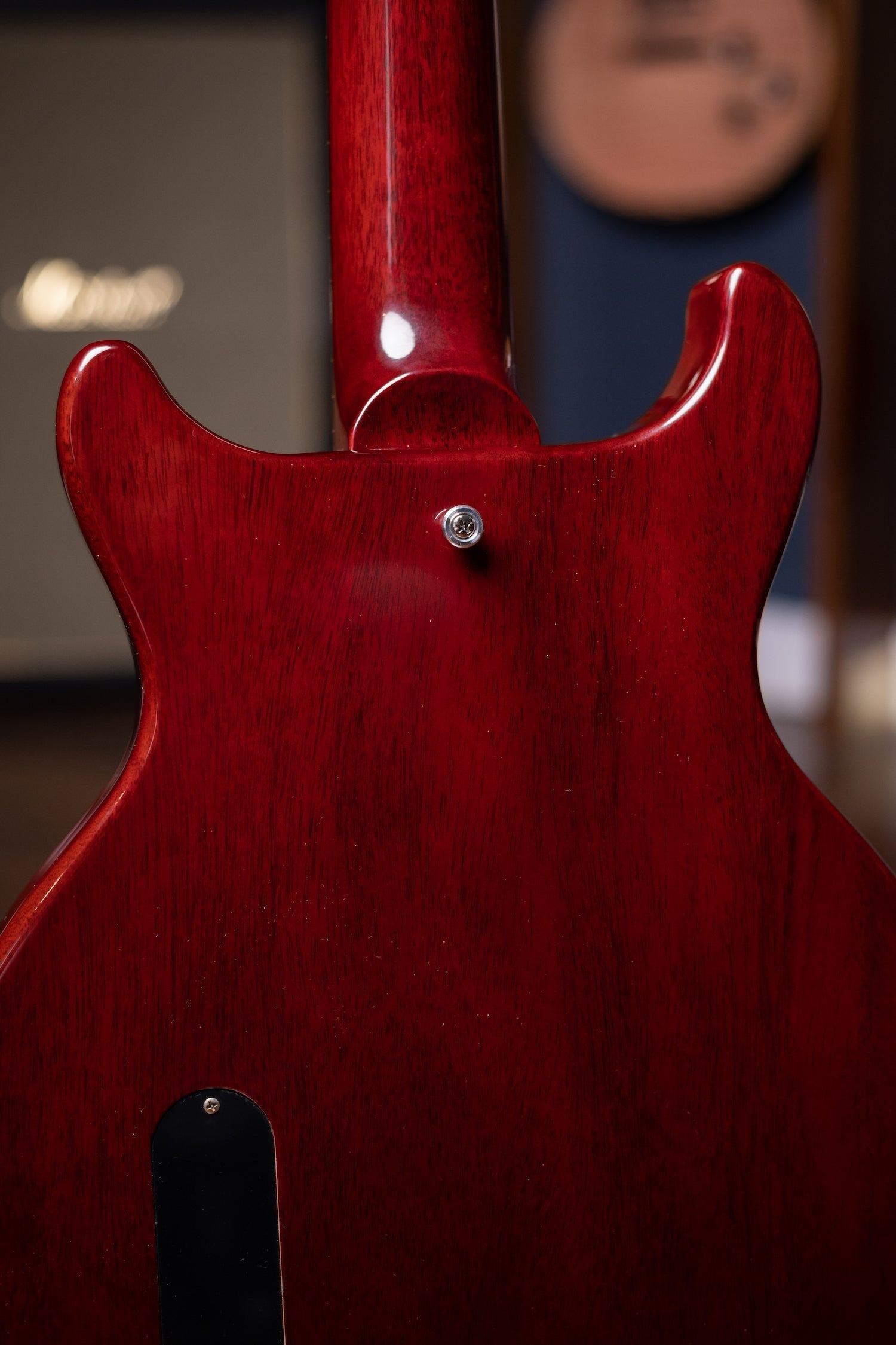 2022 Gibson Custom Shop 1958 Les Paul Junior Double Cut Electric Guitar - Cherry Red
