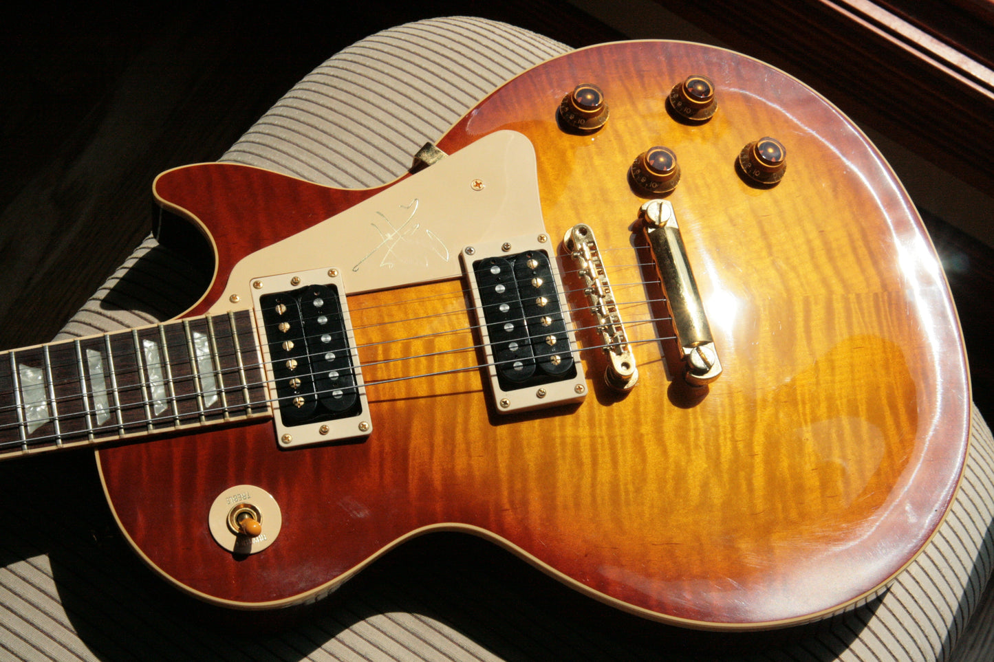 1997 Gibson Jimmy Page Les Paul Standard 1959 Flametop Signature Model! Iced Tea