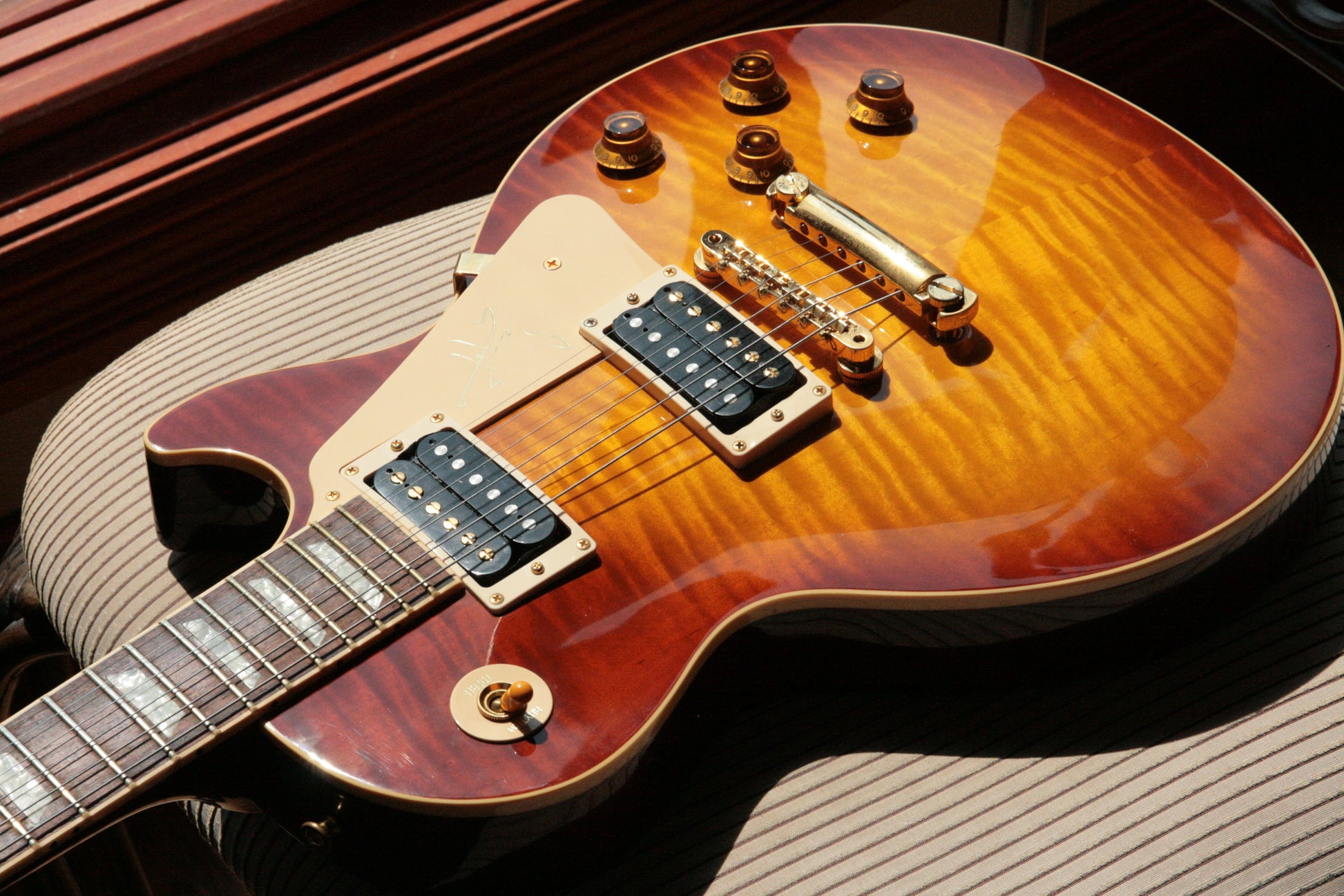 1997 Gibson Jimmy Page Les Paul Standard 1959 Flametop Signature Model! Iced Tea