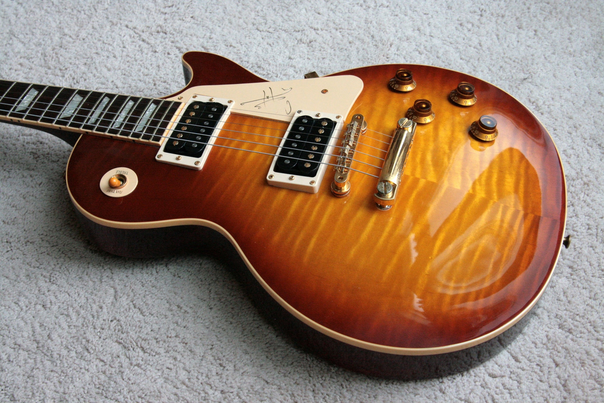 1997 Gibson Jimmy Page Les Paul Standard 1959 Flametop Signature Model! Iced Tea