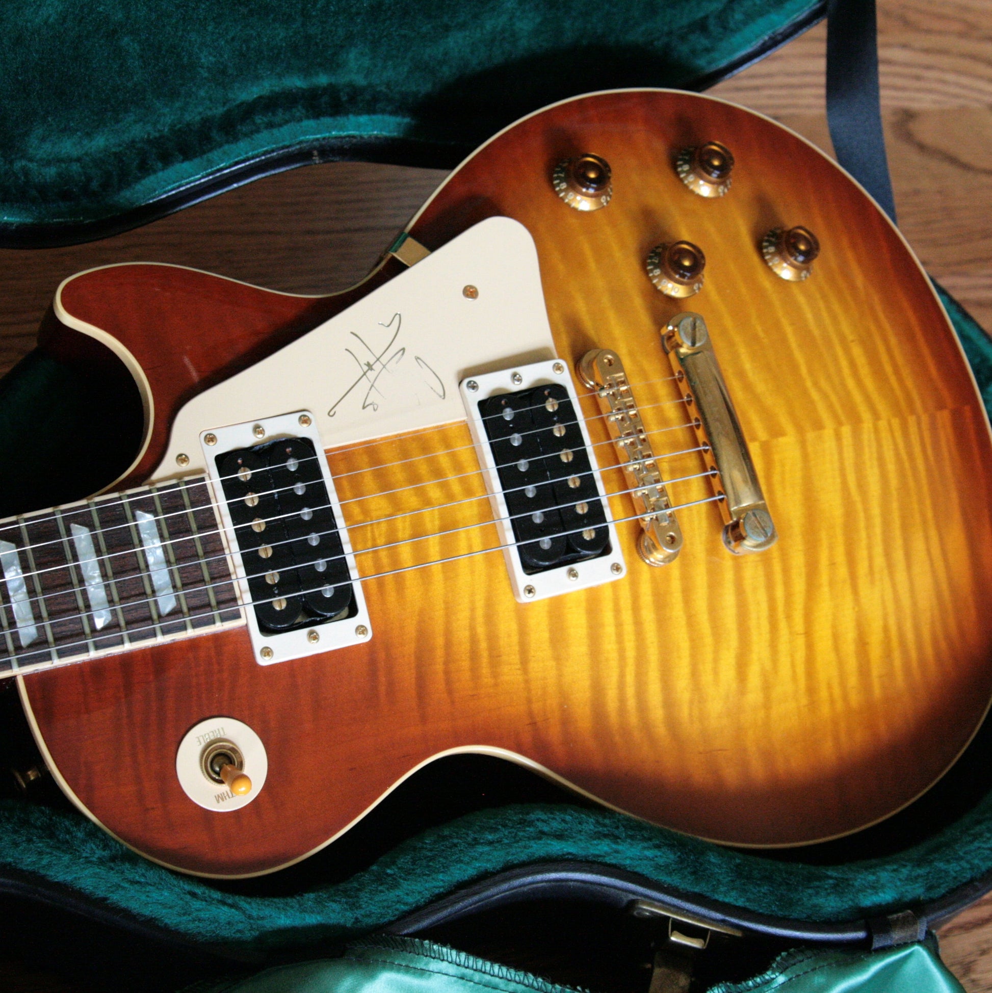 1997 Gibson Jimmy Page Les Paul Standard 1959 Flametop Signature Model! Iced Tea