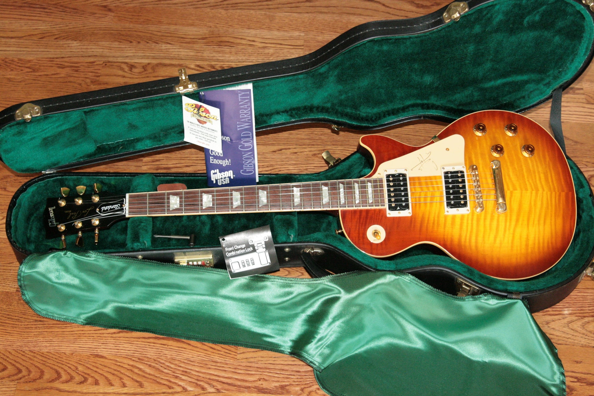 1997 Gibson Jimmy Page Les Paul Standard 1959 Flametop Signature Model! Iced Tea
