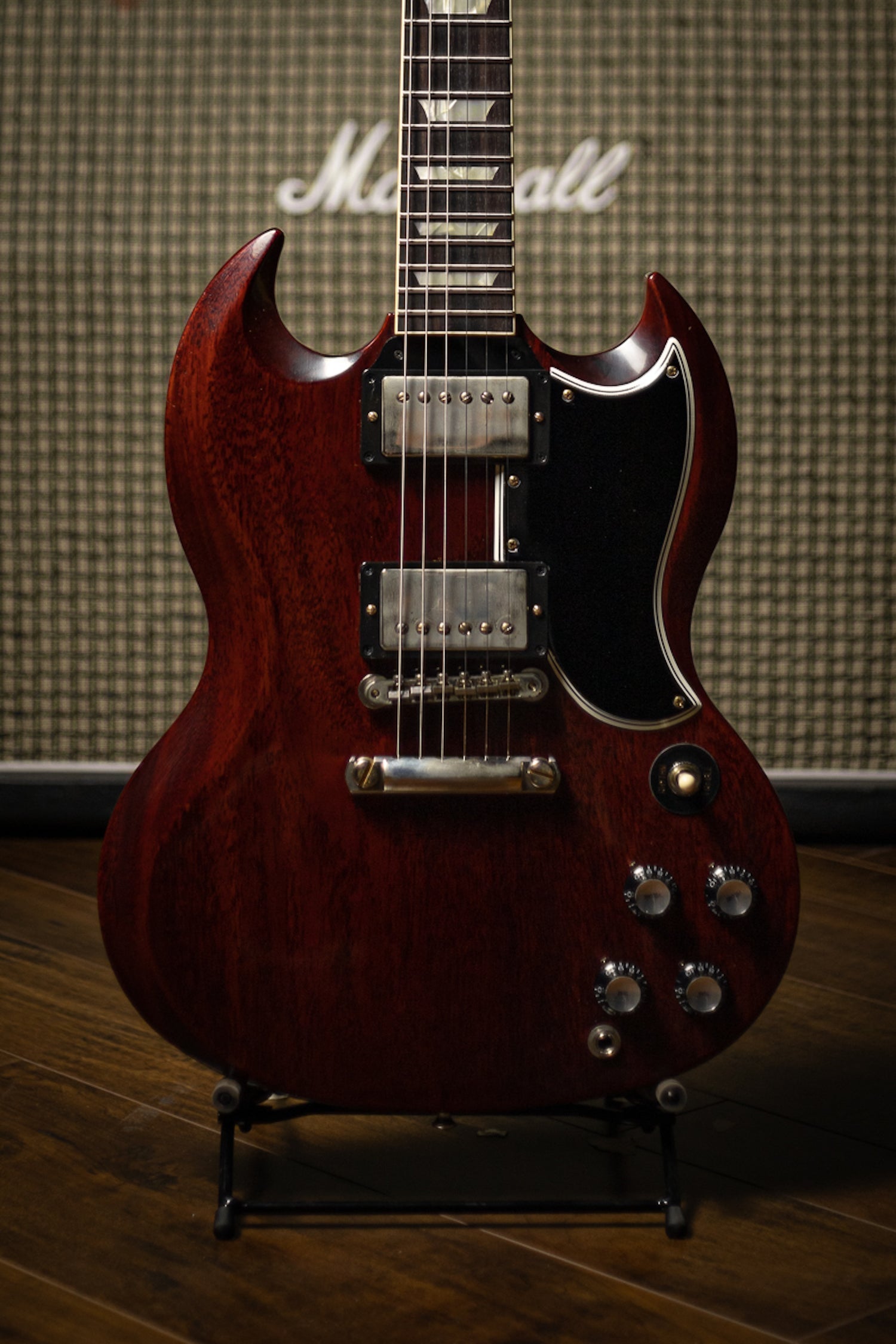 Gibson Custom Shop 1961 Les Paul SG Standard Reissue Stop Bar Electric Guitar - Cherry Red