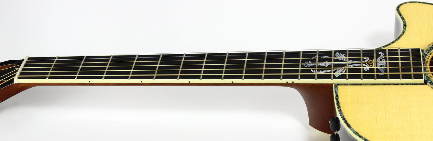 UNPLAYED! 2004 Taylor BRAZILIAN ROSEWOOD XXX-BE 30th Anniversary Acoustic Guitar - Grand Concert, Slotted Headstock