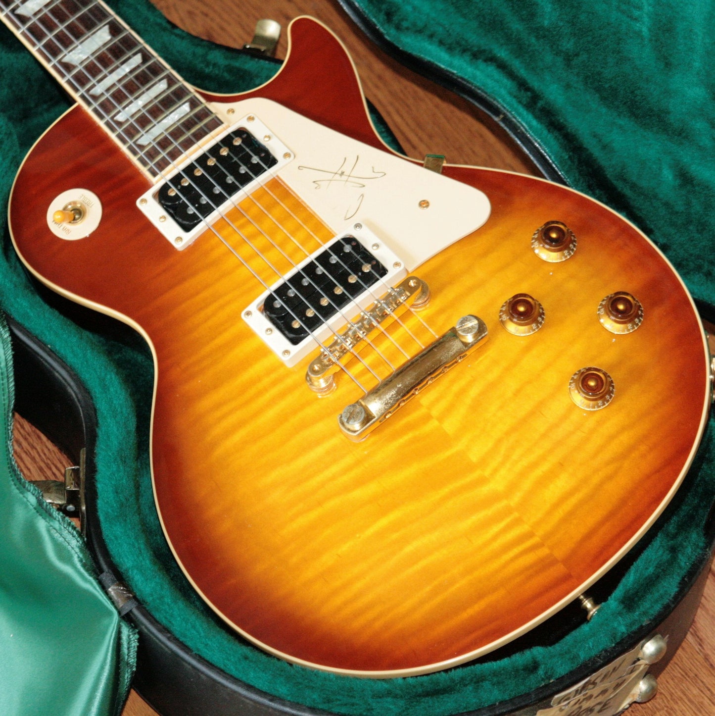1997 Gibson Jimmy Page Les Paul Standard 1959 Flametop Signature Model! Iced Tea