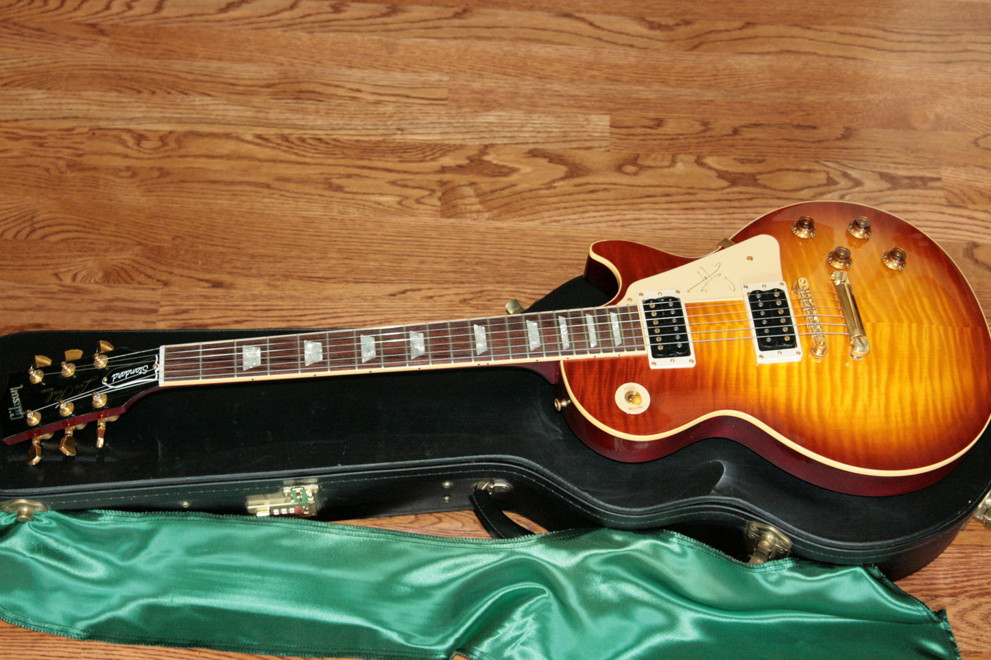 1997 Gibson Jimmy Page Les Paul Standard 1959 Flametop Signature Model! Iced Tea