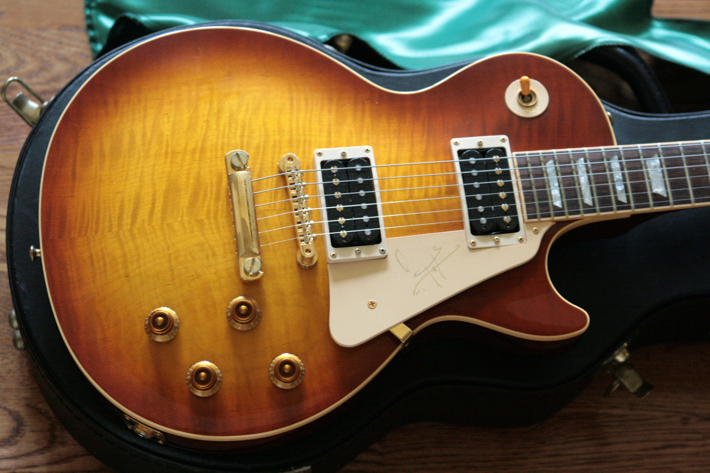 1997 Gibson Jimmy Page Les Paul Standard 1959 Flametop Signature Model! Iced Tea
