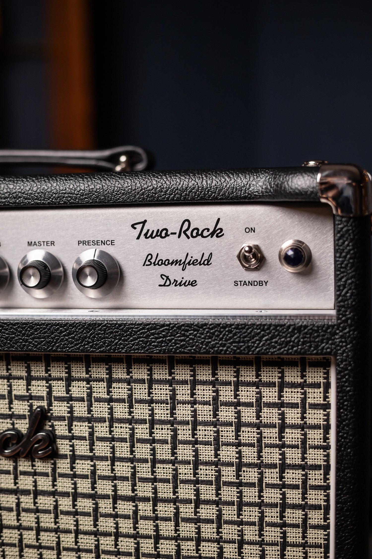 PRE-ORDER | Two-Rock Bloomfield Drive 100/50w Tube Head and Cabinet - Black Bronco Tolex, Large Checked Cloth, White Piping