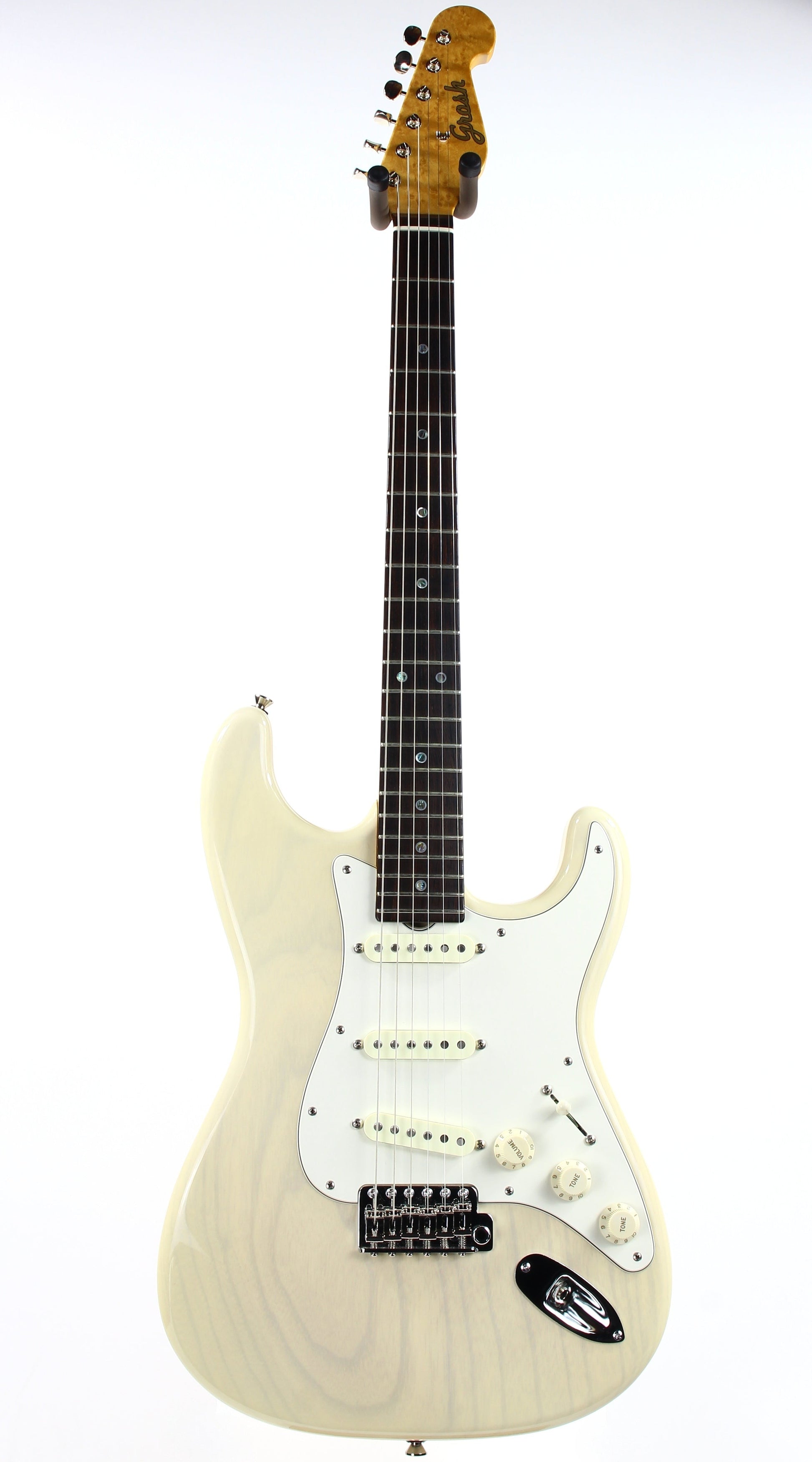 2013 Grosh 20th Anniversary NOS Retro BRAZILIAN ROSEWOOD Board -- Birdseye Maple, 1-Piece Swamp Ash, Mary Kay Strat S Stratocaster