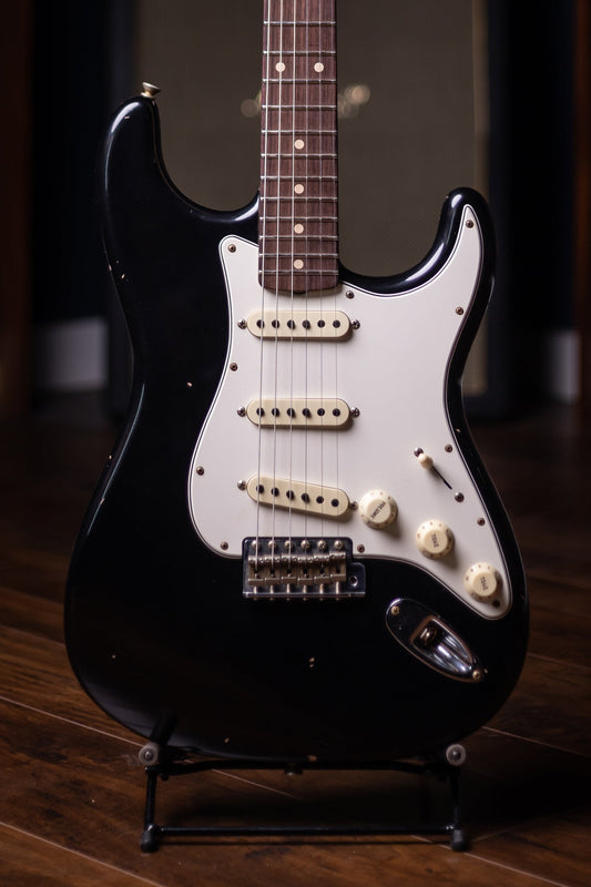 Used 2023 Fender Custom Shop 1960 Journeyman Relic Stratocaster Electric Guitar - Black
