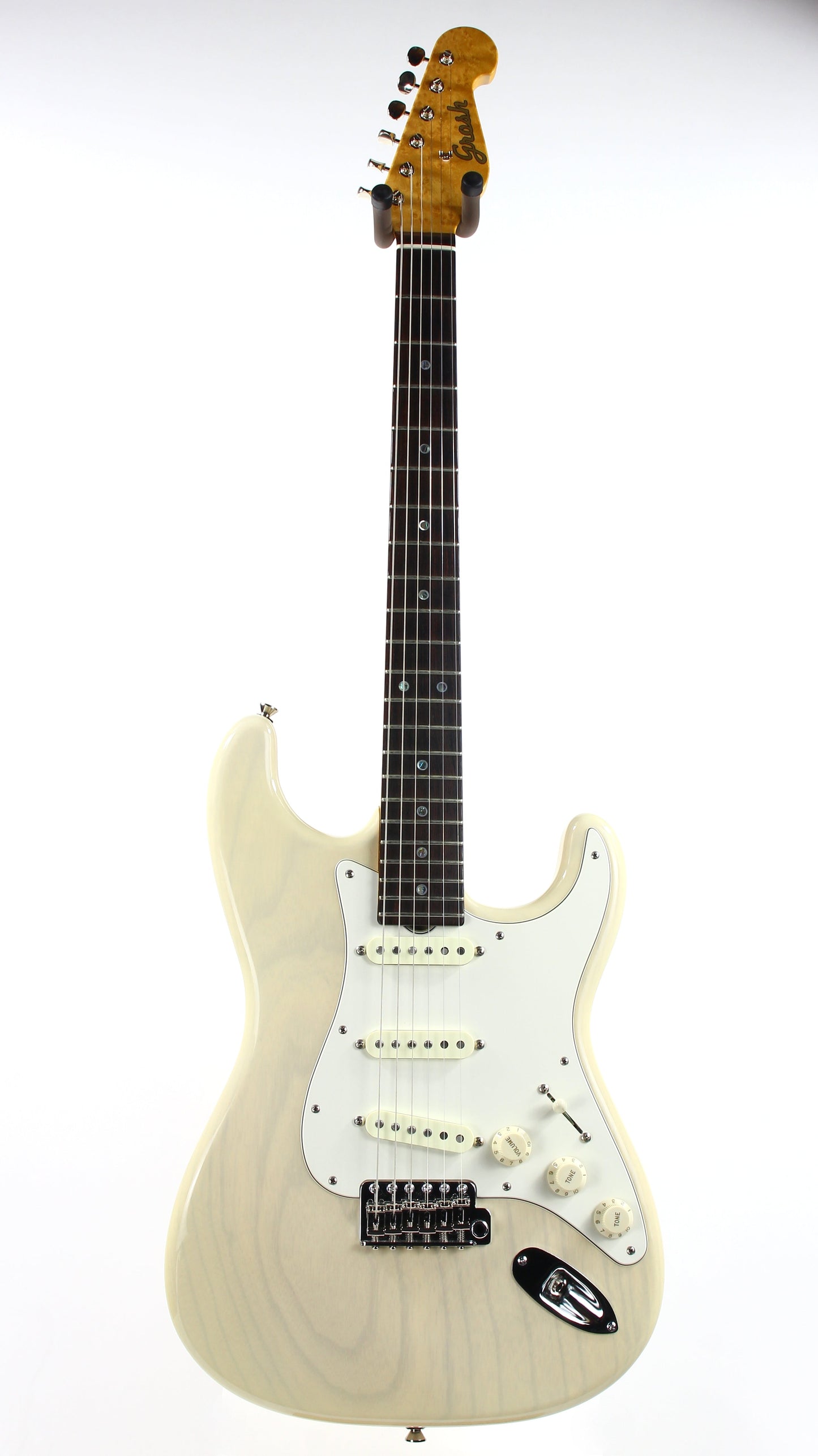 2013 Grosh 20th Anniversary NOS Retro BRAZILIAN ROSEWOOD Board -- Birdseye Maple, 1-Piece Swamp Ash, Mary Kay Strat S Stratocaster