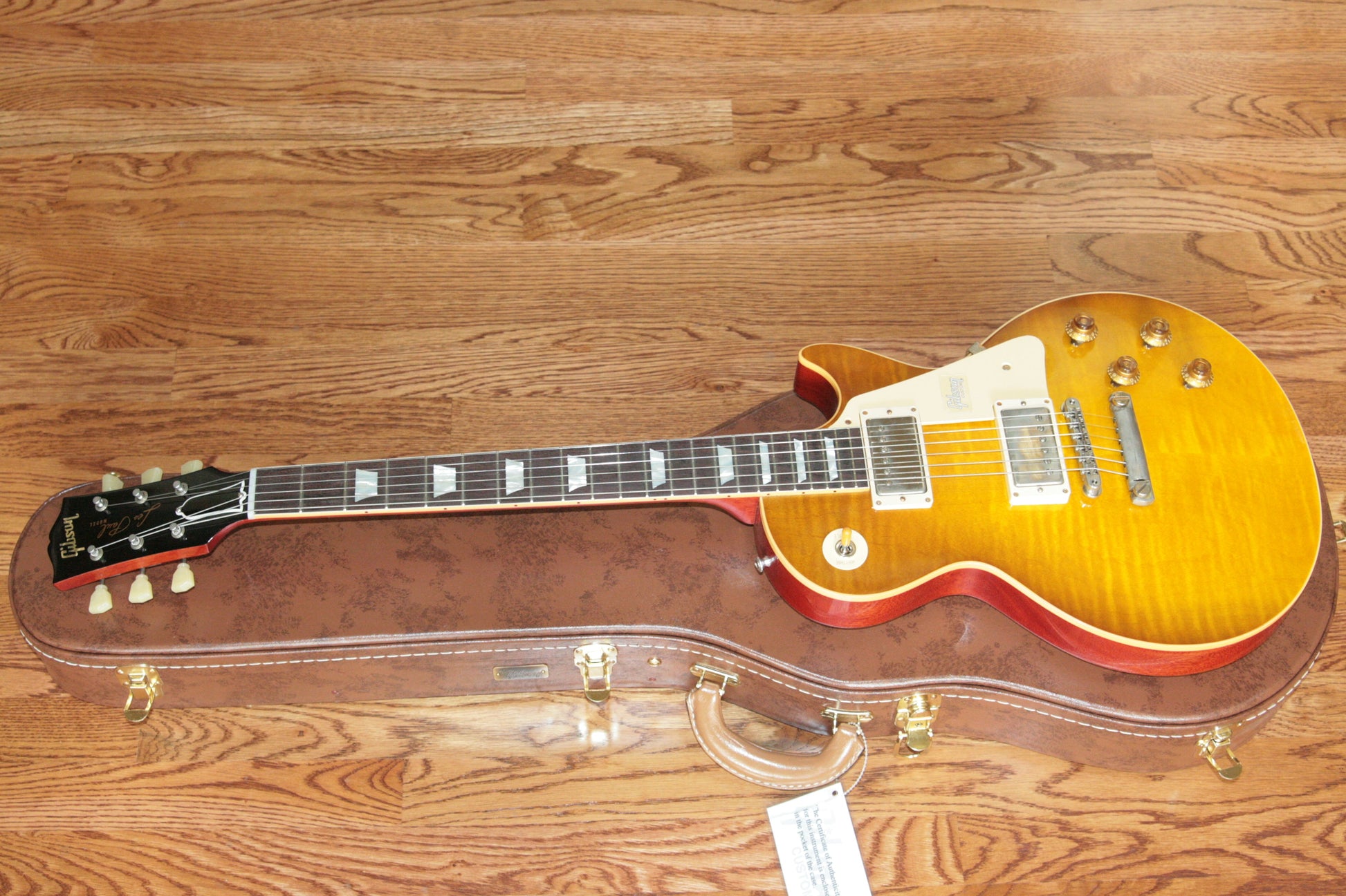 2018 Gibson 1958 Les Paul Historic Reissue! R8 58 Honey Lemon Fade Custom Shop TH Specs