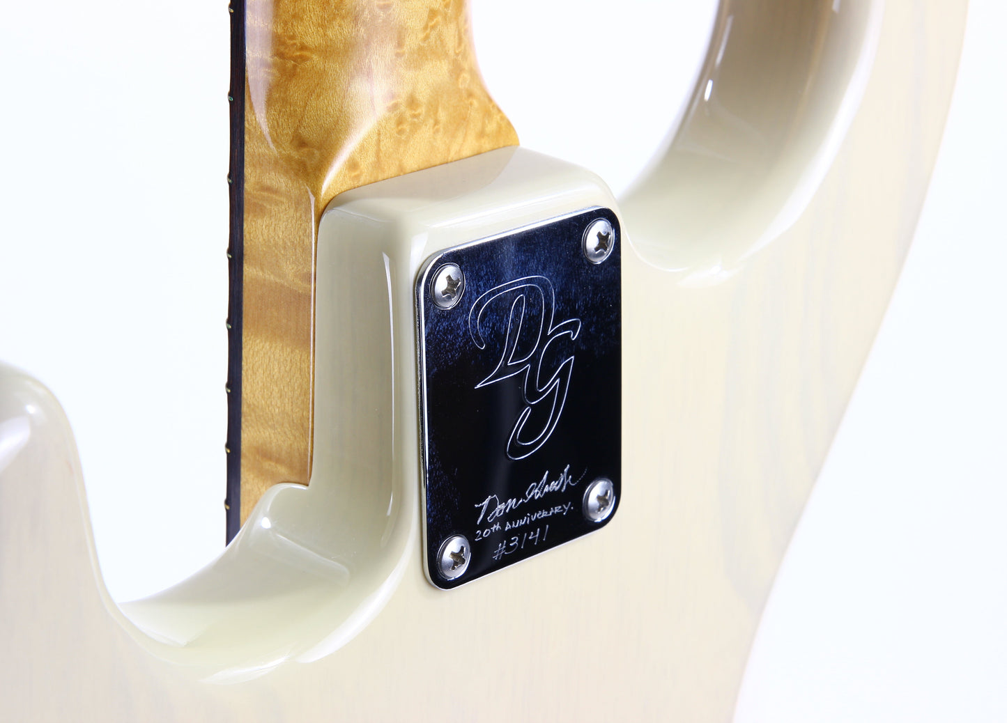 2013 Grosh 20th Anniversary NOS Retro BRAZILIAN ROSEWOOD Board -- Birdseye Maple, 1-Piece Swamp Ash, Mary Kay Strat S Stratocaster