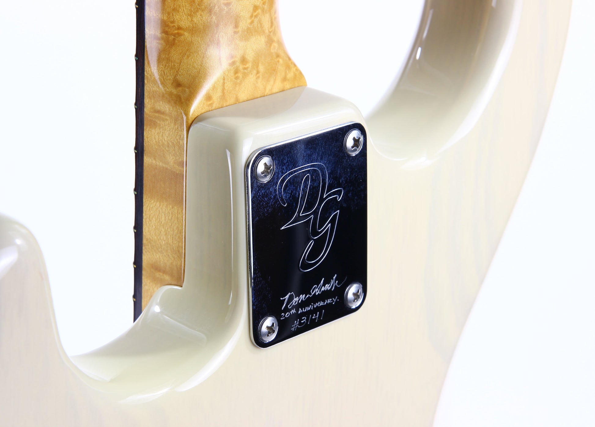 2013 Grosh 20th Anniversary NOS Retro BRAZILIAN ROSEWOOD Board -- Birdseye Maple, 1-Piece Swamp Ash, Mary Kay Strat S Stratocaster