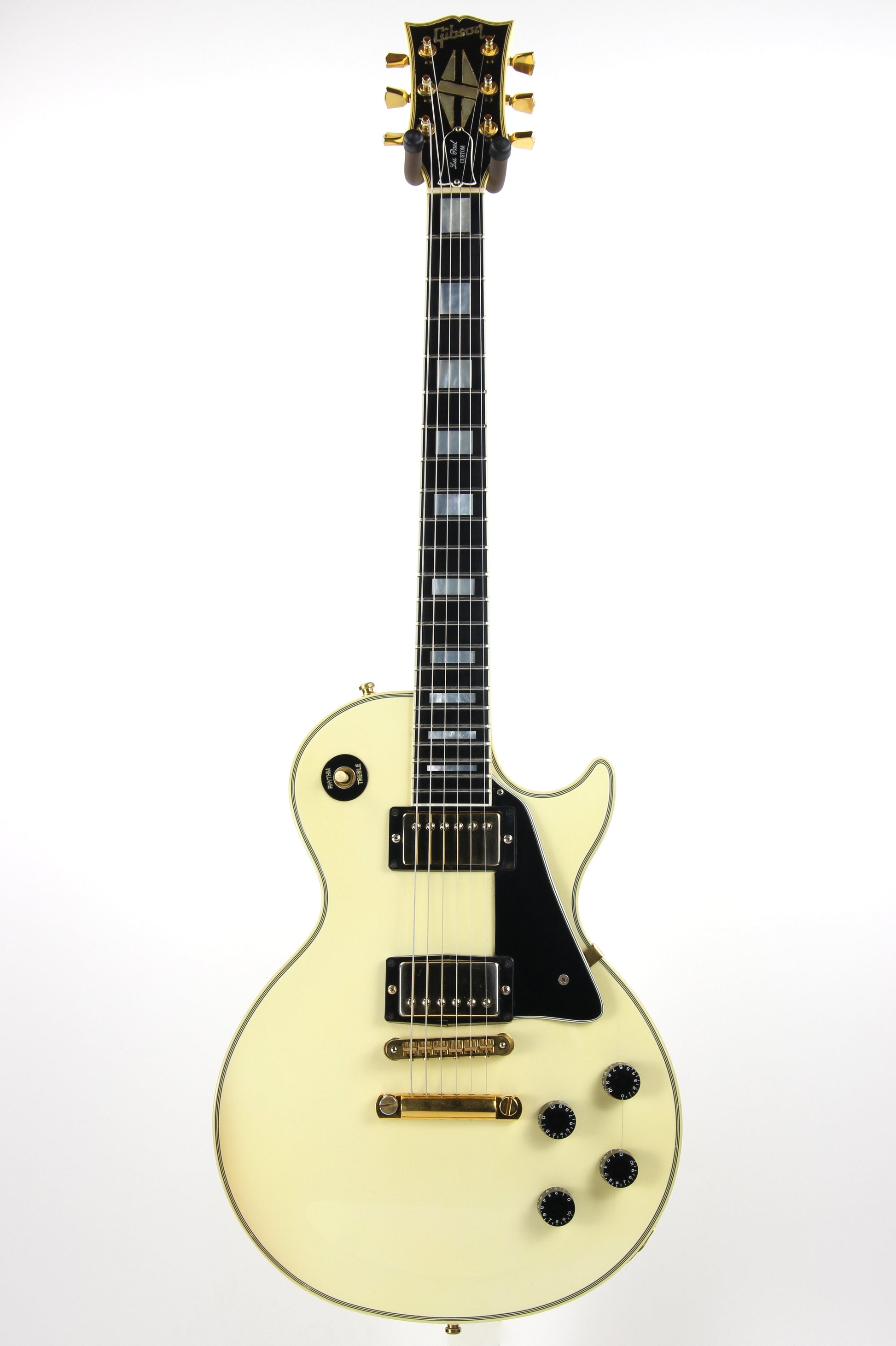 1989 Gibson Les Paul Custom White - Ebony Fingerboard, Original Protector Chainsaw Case, Owner's Manual! Vintage 1980's