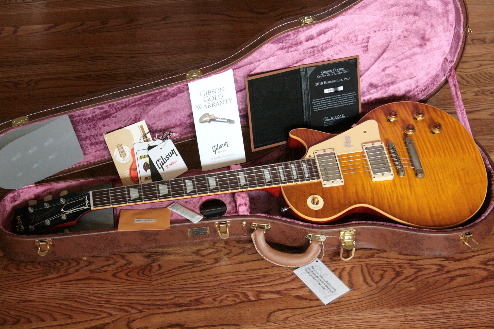 2018 Gibson 1959 Les Paul Historic Reissue! R9 59 HONEY LEMON FADE Custom Shop TH Spec