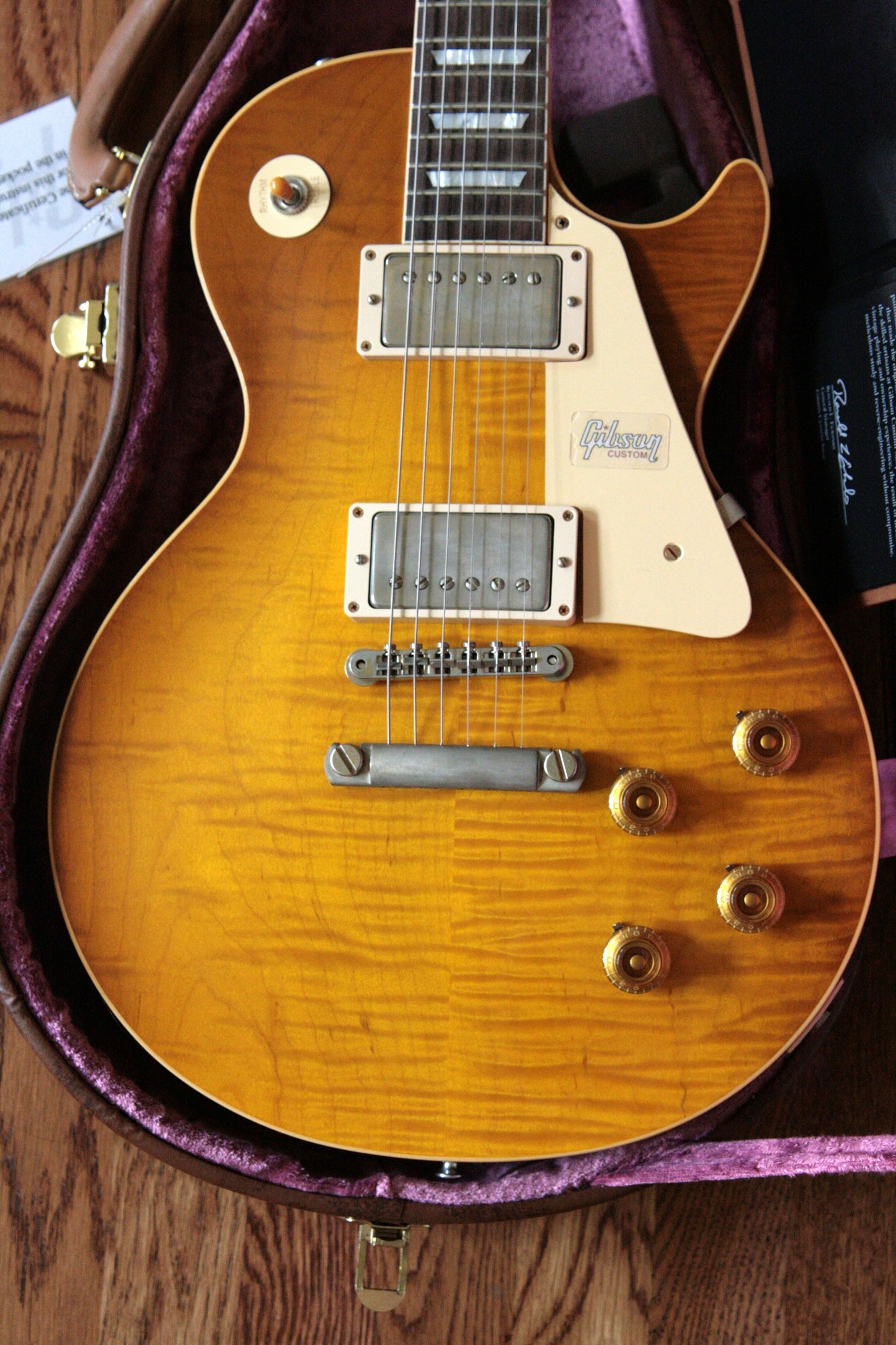 2018 Gibson 1959 Les Paul Historic Reissue! R9 59 HONEY LEMON FADE Custom Shop TH Spec