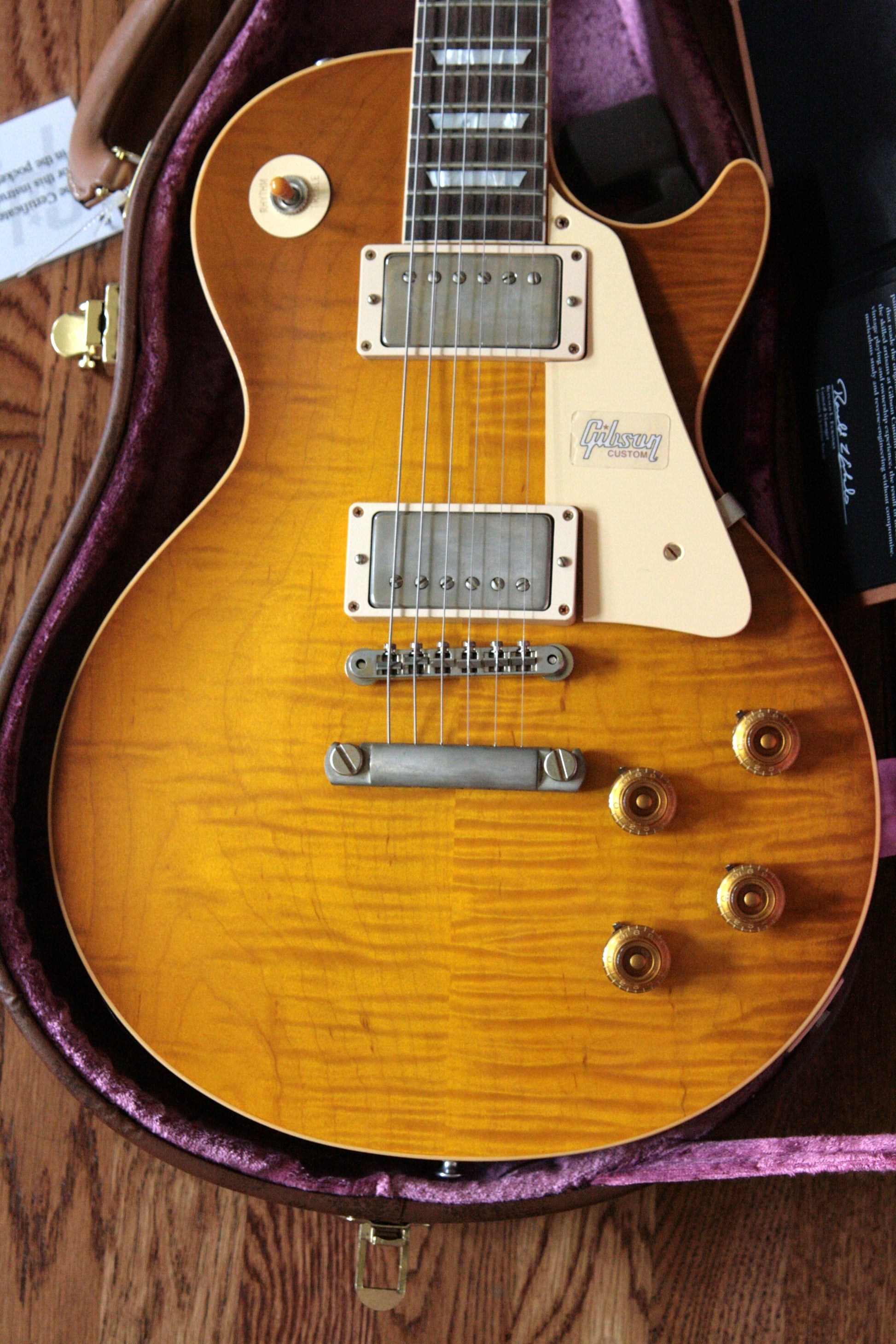 2018 Gibson 1959 Les Paul Historic Reissue! R9 59 HONEY LEMON FADE Custom Shop TH Spec
