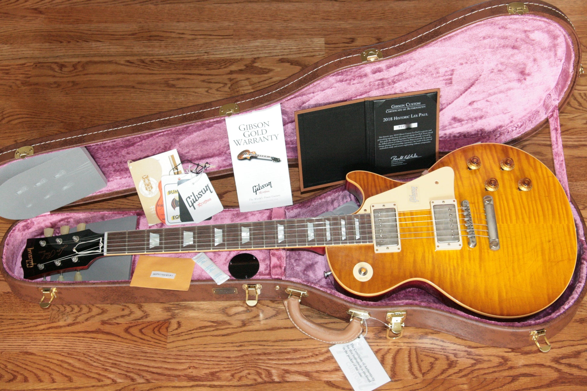 2018 Gibson 1959 Les Paul Historic Reissue! R9 59 HONEY LEMON FADE Custom Shop TH Spec