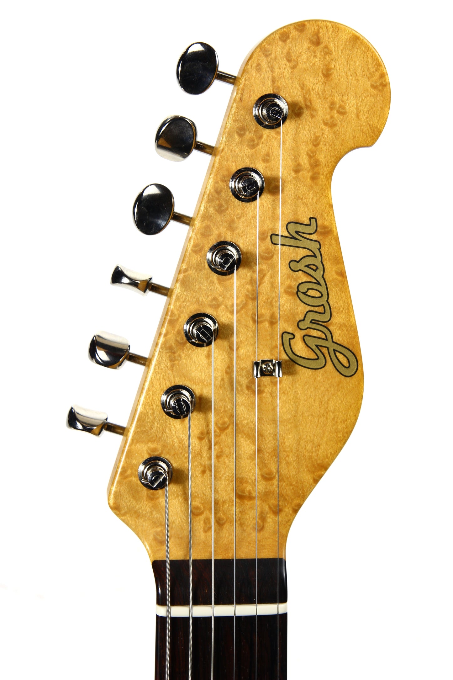 2013 Grosh 20th Anniversary NOS Retro BRAZILIAN ROSEWOOD Board -- Birdseye Maple, 1-Piece Swamp Ash, Mary Kay Strat S Stratocaster