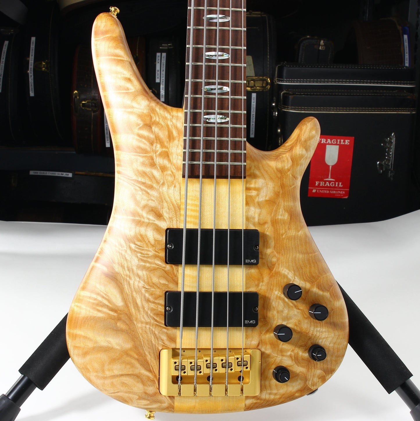 UNPLAYED! 1992 USA Stuart Spector Designs SD-5 Bass - SSD WOODSTOCK ERA, Neck-Through!