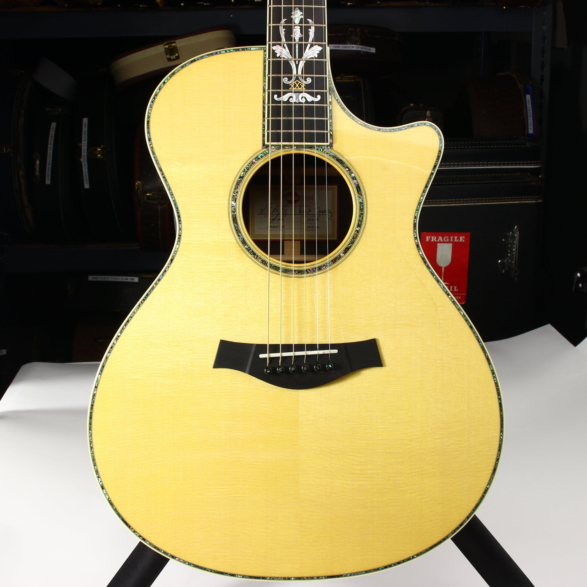 UNPLAYED! 2004 Taylor BRAZILIAN ROSEWOOD XXX-BE 30th Anniversary Acoustic Guitar - Grand Concert, Slotted Headstock