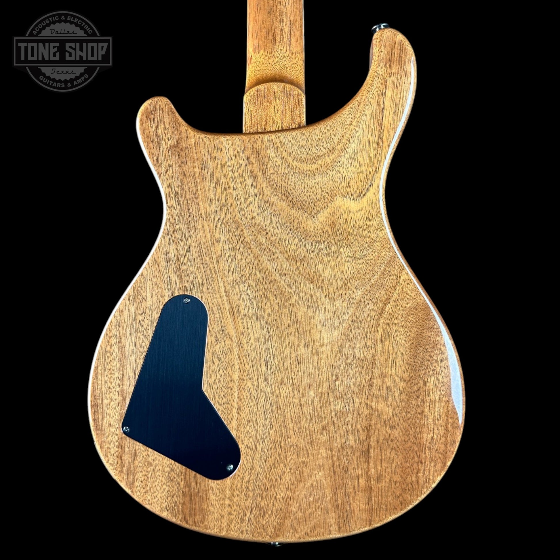 PRS McCarty Black Rainbow Holoflake Top & Binding Natural Back w/case
