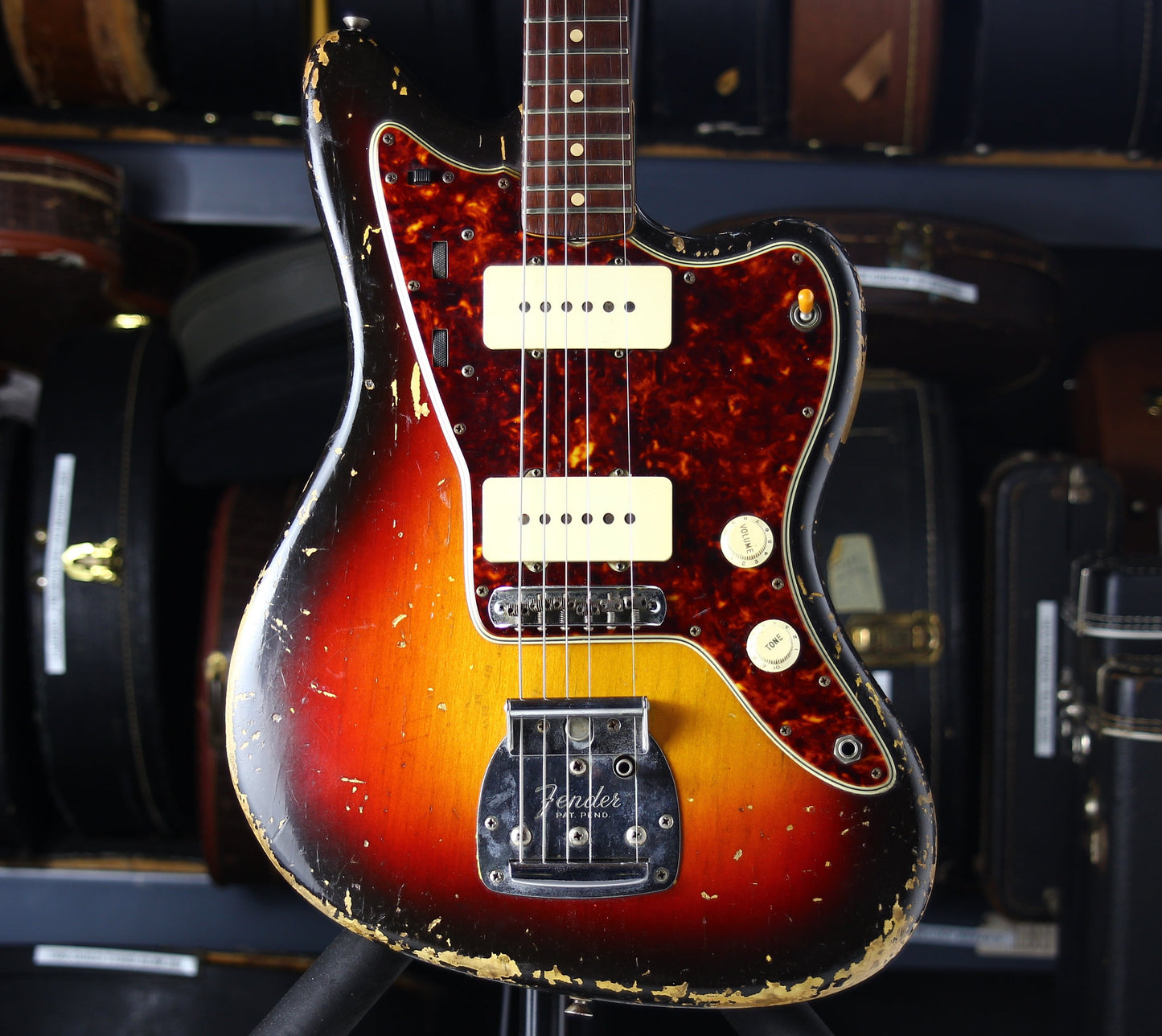 1961 Fender Jazzmaster | Original Vintage Guitar, Slab-Board, Sunburst!