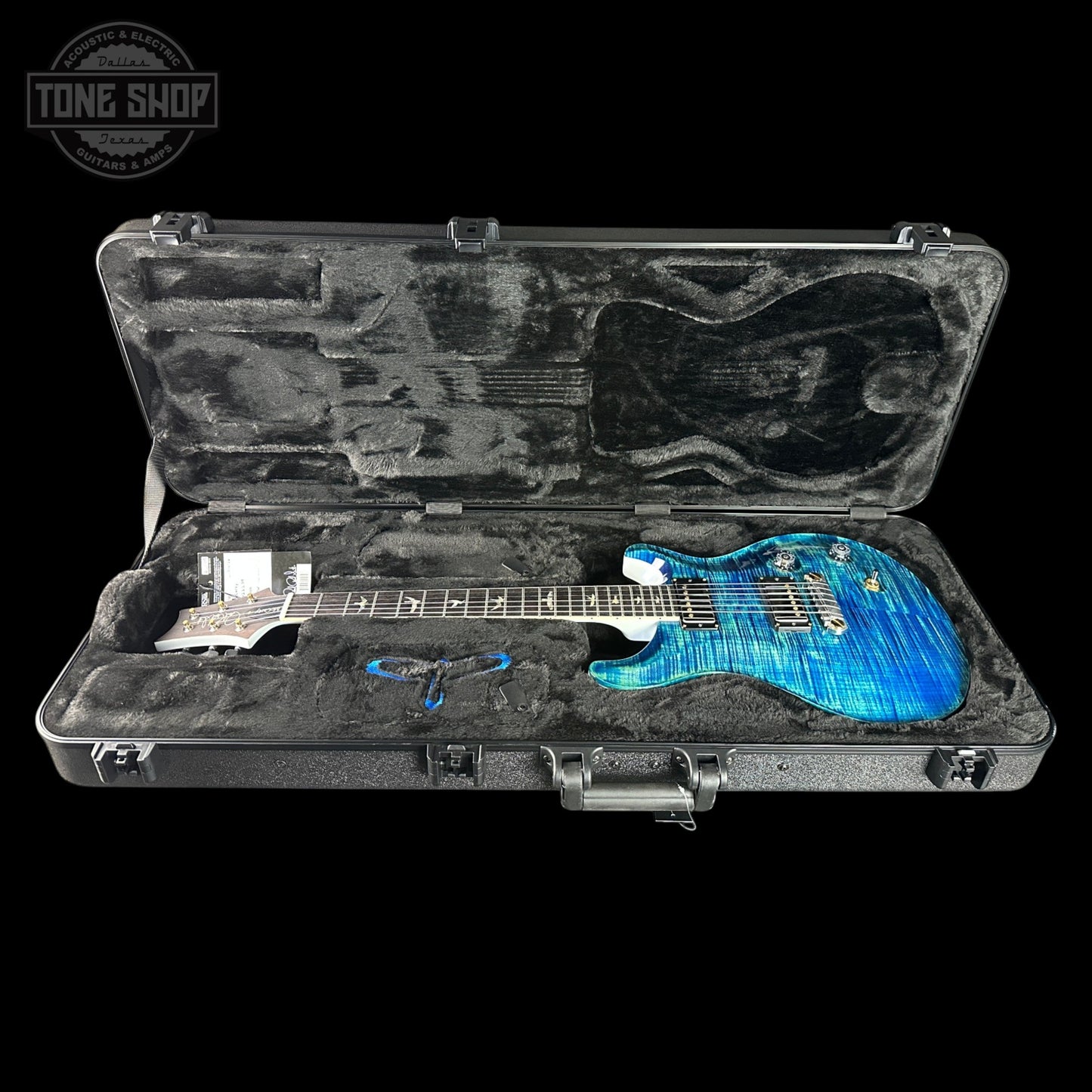 PRS McCarty 10 Top River Blue Pearl w/case