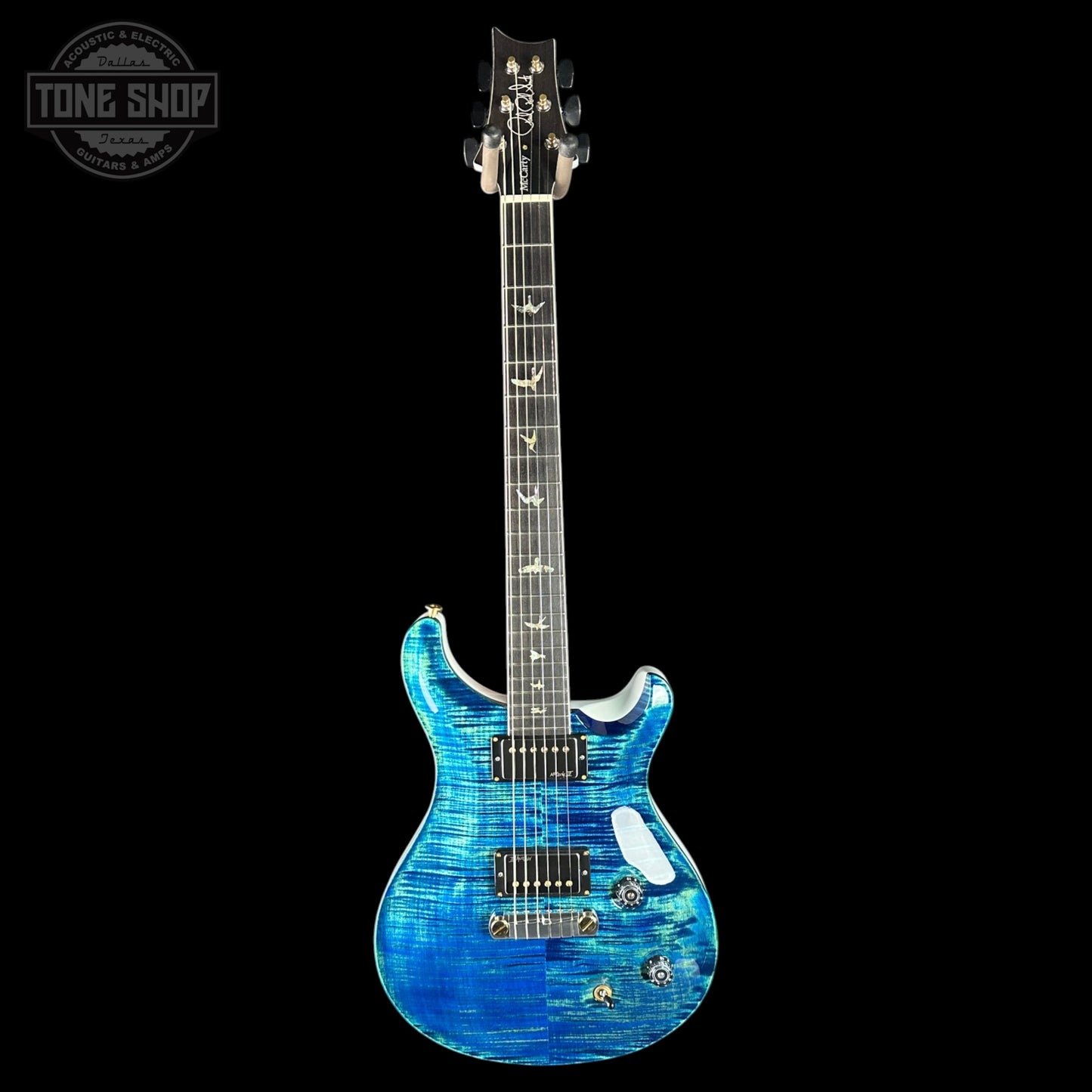 PRS McCarty 10 Top River Blue Pearl w/case