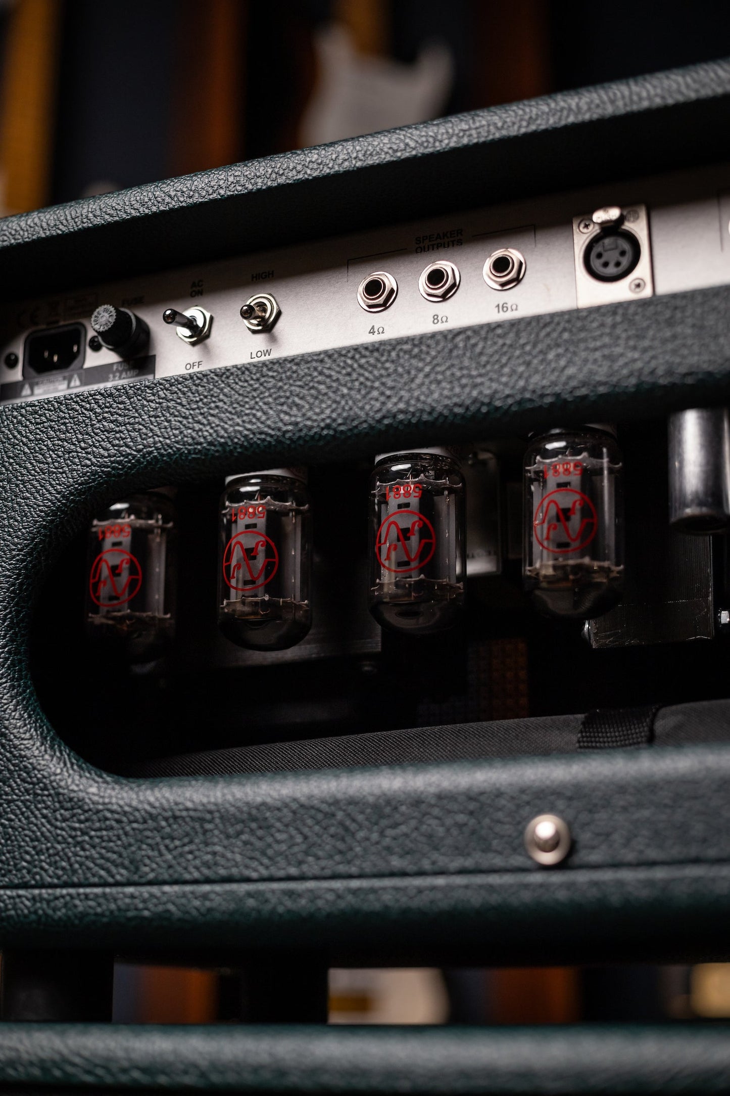 PRE-ORDER | Two-Rock Classic Reverb 100 Watt Head And 12-65B 2x12 Extension Cabinet - British Green, Salt & Pepper Cloth, White Piping
