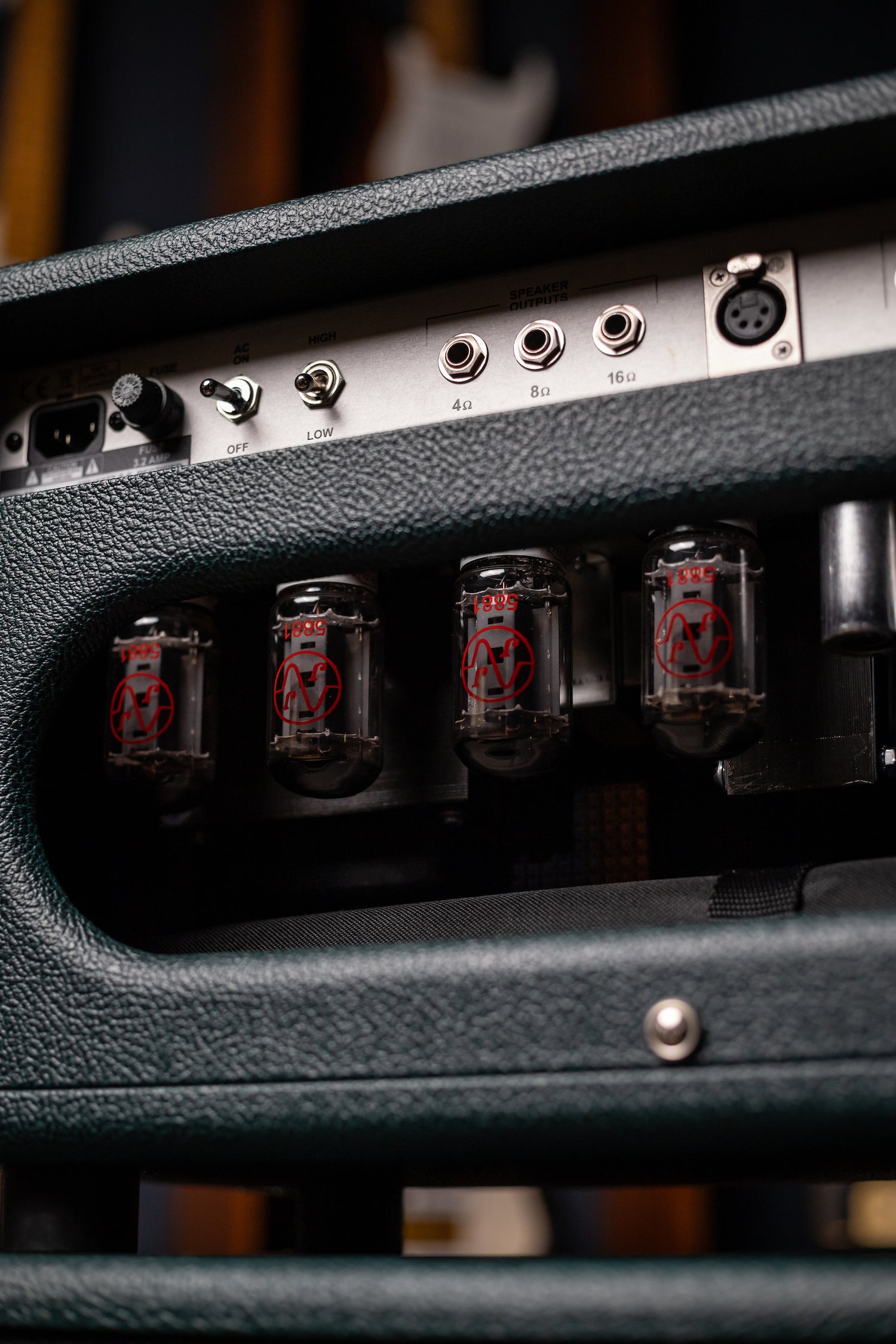 PRE-ORDER | Two-Rock Classic Reverb 100 Watt Head And 12-65B 2x12 Extension Cabinet - British Green, Salt & Pepper Cloth, White Piping