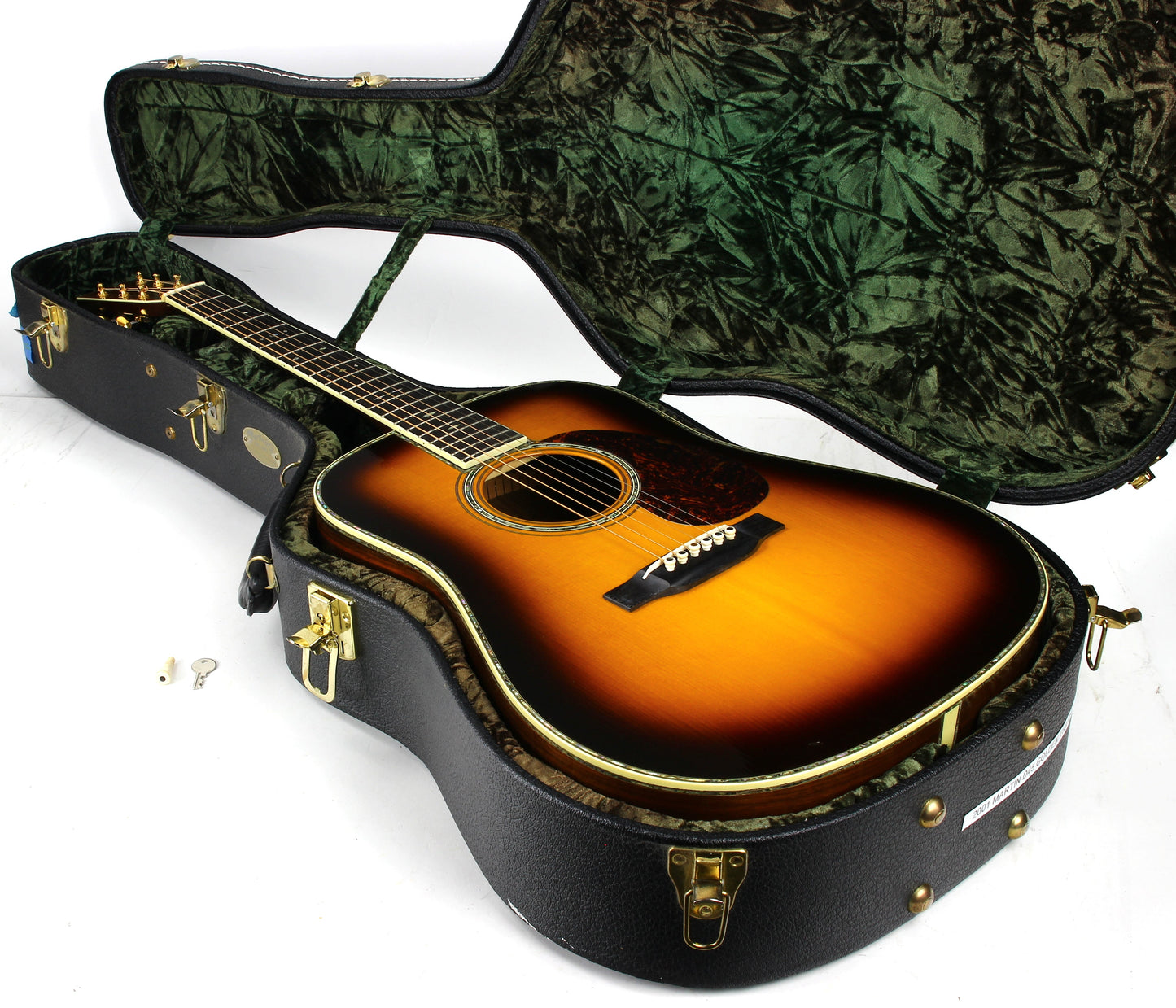 2001 Martin D-45 GE Golden Era Brazilian Rosewood - RARE Sunburst D-45GE Dreadnought, Adi Top d-28