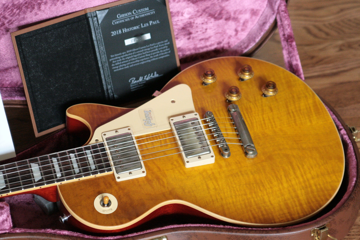 2018 Gibson 1958 Les Paul Historic Reissue! R8 58 Custom Shop Honey Lemon Fade TH Specs