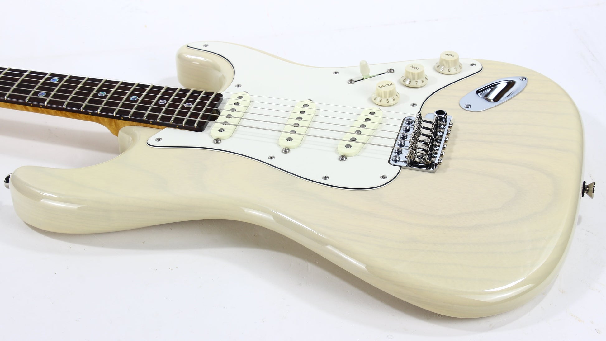 2013 Grosh 20th Anniversary NOS Retro BRAZILIAN ROSEWOOD Board -- Birdseye Maple, 1-Piece Swamp Ash, Mary Kay Strat S Stratocaster