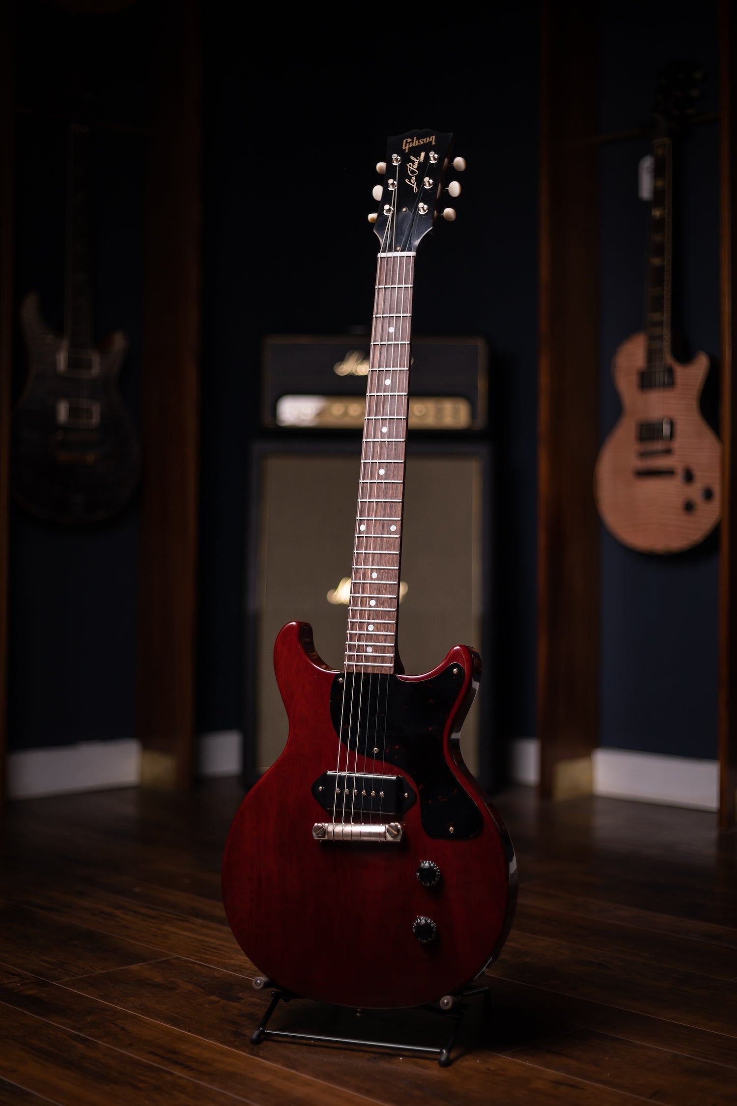 2022 Gibson Custom Shop 1958 Les Paul Junior Double Cut Electric Guitar - Cherry Red