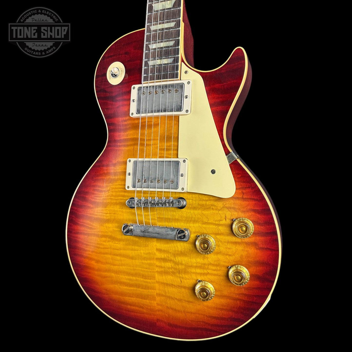 Used 2022 Gibson Custom Shop 1959 Les Paul Factory Burst Murphy Lab Ultra Light Aged w/case TSU25243
