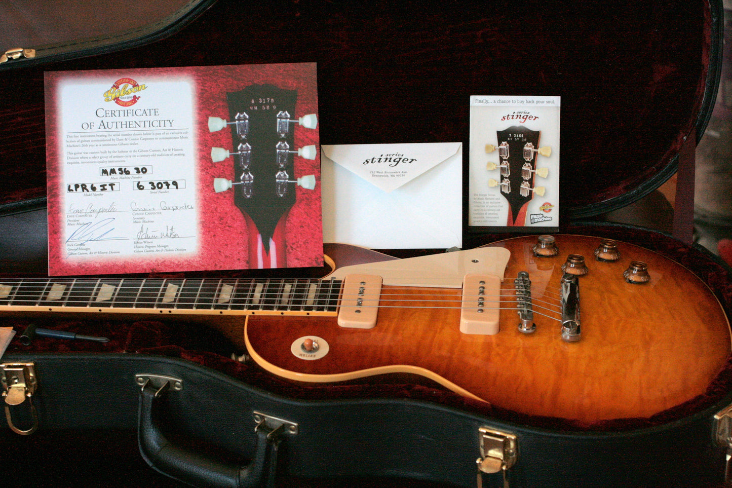 2003 Gibson BRAZILIAN ROSEWOOD 1956 Les Paul Historic Reissue! STINGER! 56 R6 59 r9